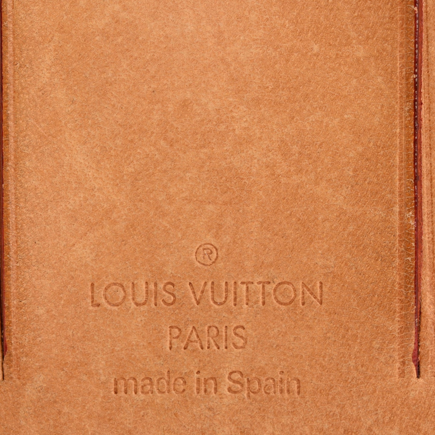 Vachetta Luggage Tag