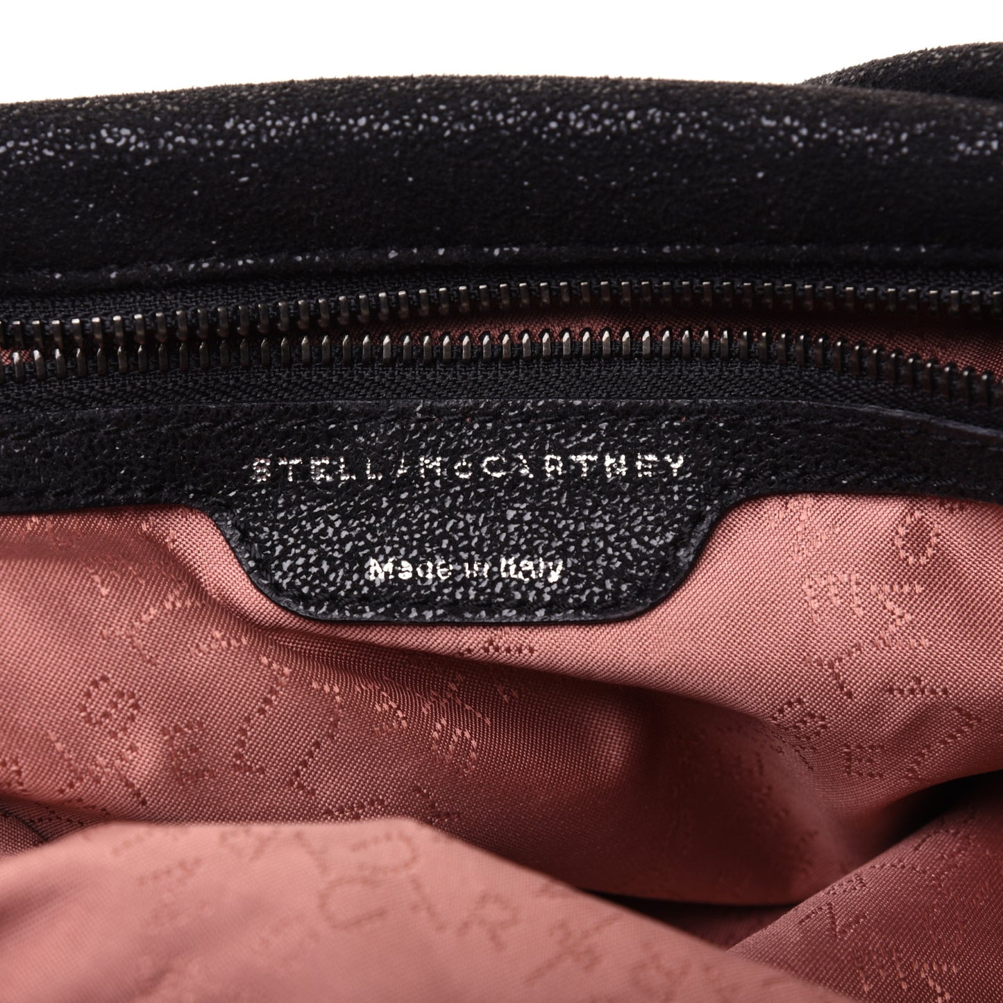 Shaggy Deer Falabella Fold Over Tote Black