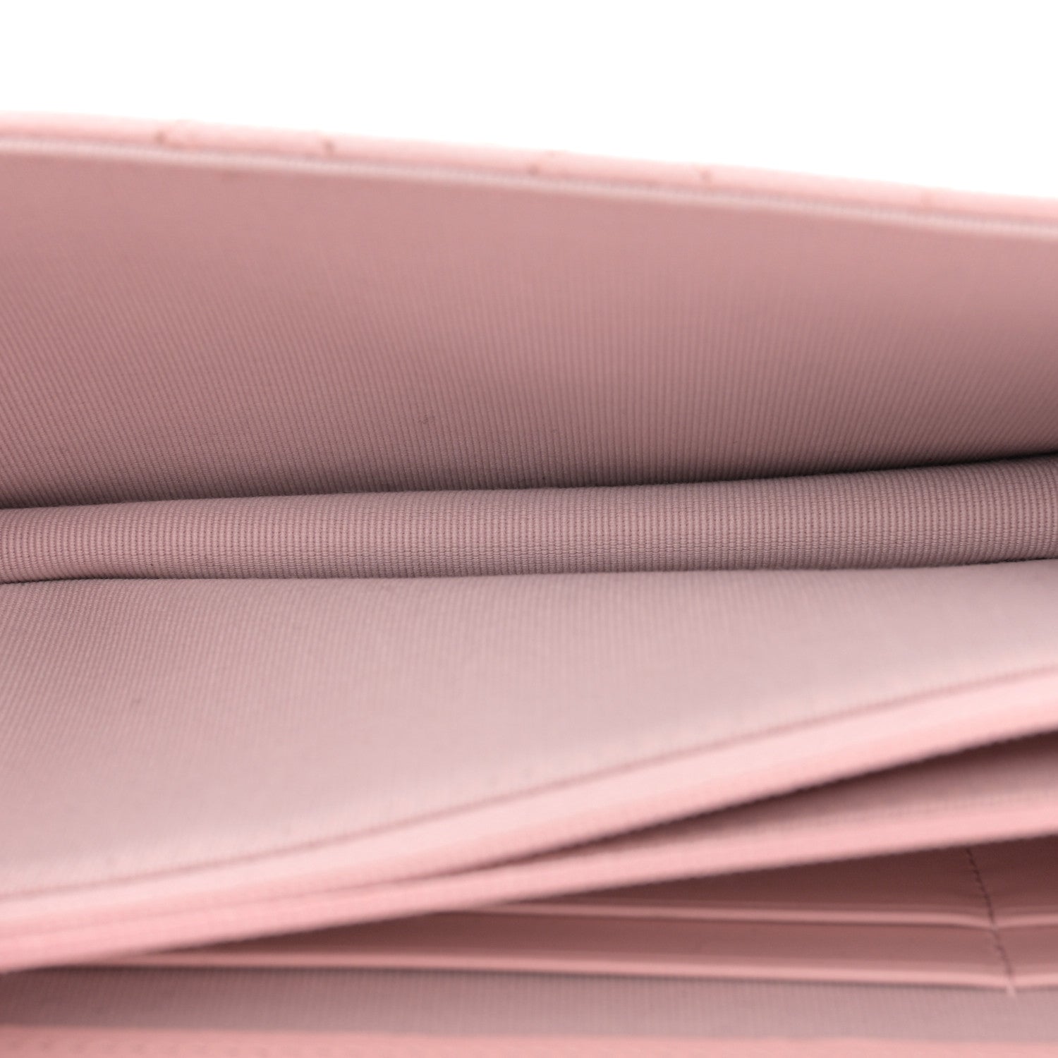 Chanel Shiny Caviar Quilted Flap Charm Wallet On Chain WOC Light Pink 6 of 13