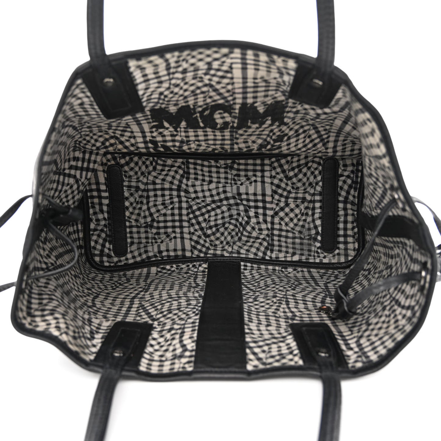 Visetos Medium Liz Reversible Shopper Tote Black