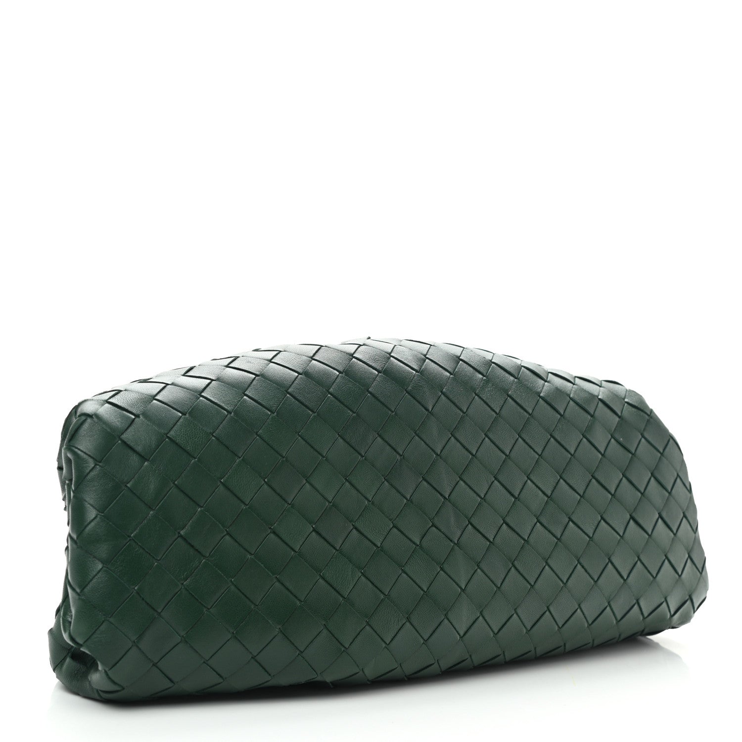 Bottega Veneta Nappa Maxi Intrecciato The Pouch Oversized Clutch Raintree 5 of 8