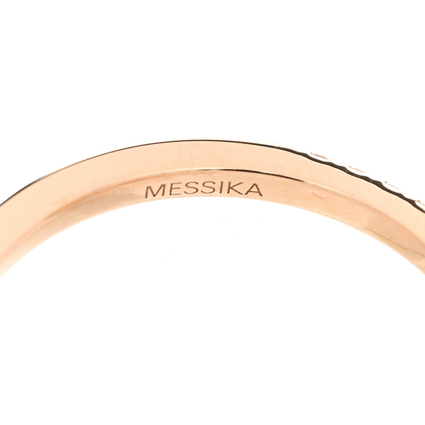 18K Rose Gold Diamond Move Uno Tassel Ring 54 6.75