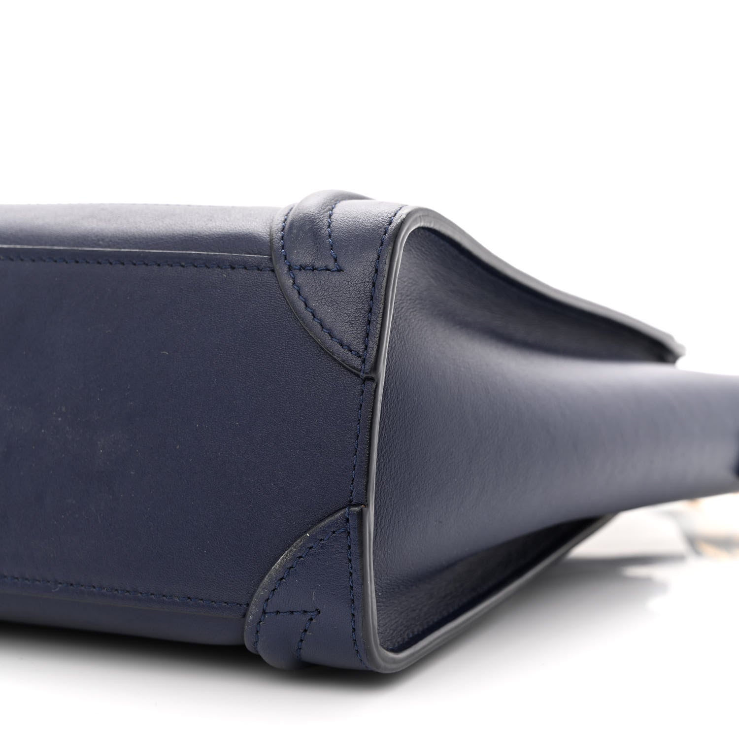 Celine Smooth Calfskin Nano Luggage Navy Blue 10 of 14