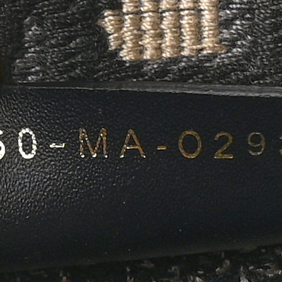 Christian Dior Oblique Mini Book Tote With Strap Blue Multicolor 7 of 10