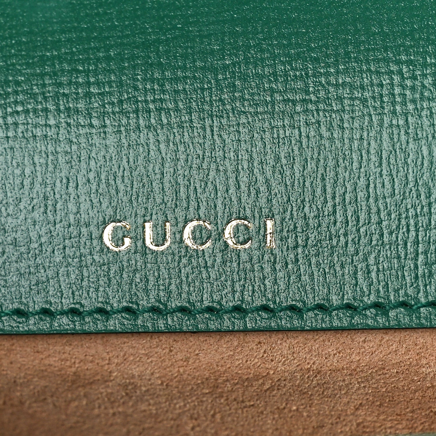 Gucci Azalea Calfskin Web Monochrome Horsebit 1955 Shoulder Bag Emerald 6 of 11