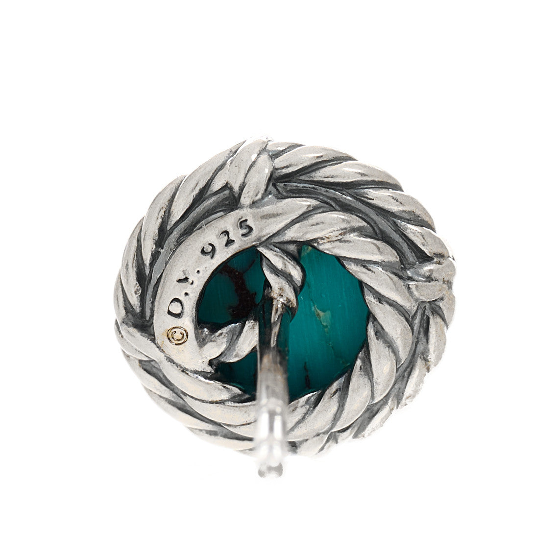 Sterling Silver Turquoise Chatelaine Earrings