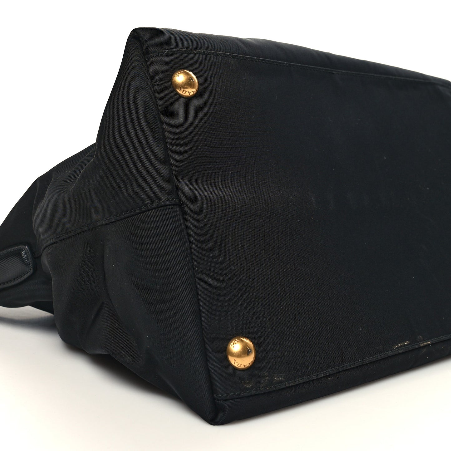 Tessuto Nylon Saffiano Tote Black
