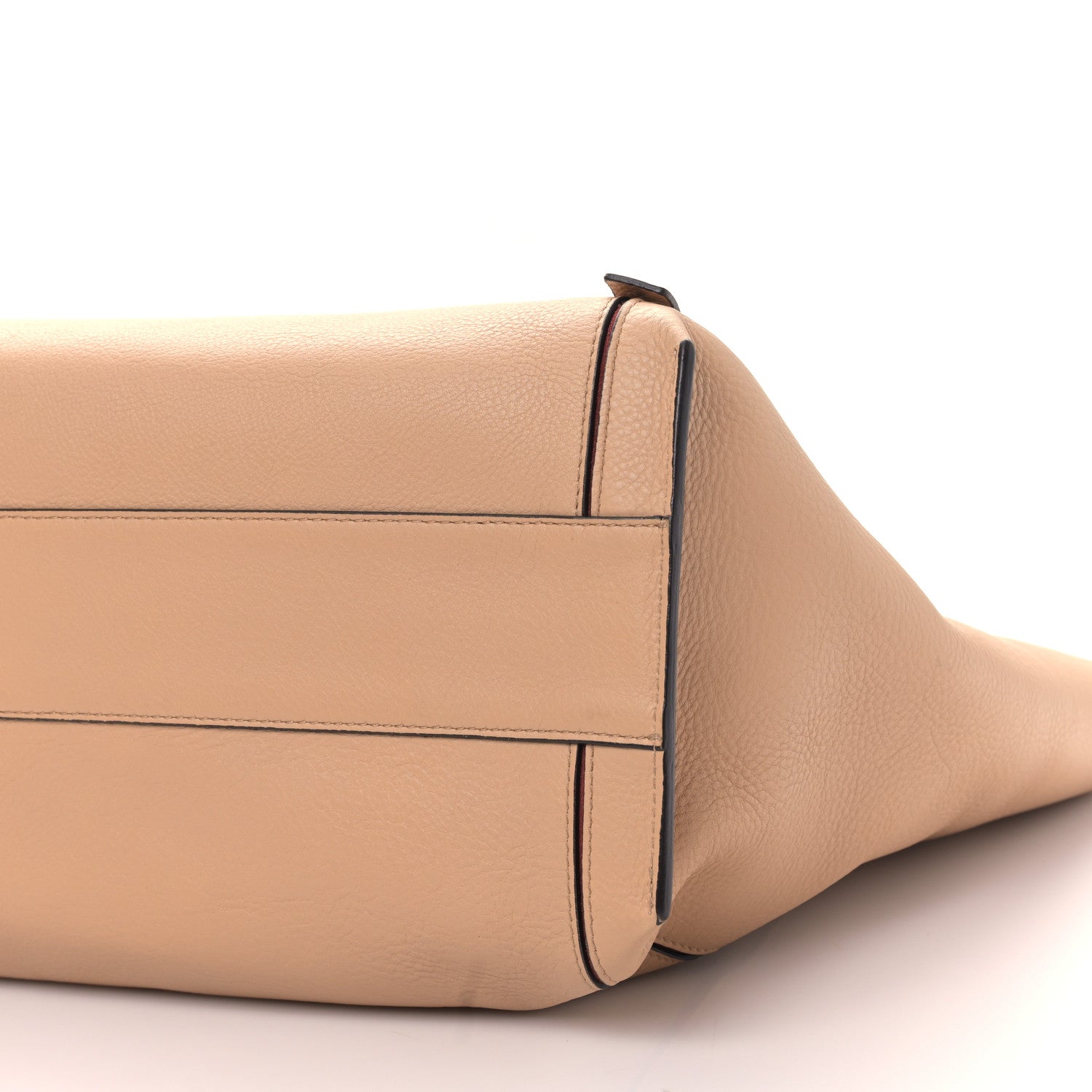 Chloe Smooth Calfskin Medium Milo Shopping Tote Beige 8 of 8