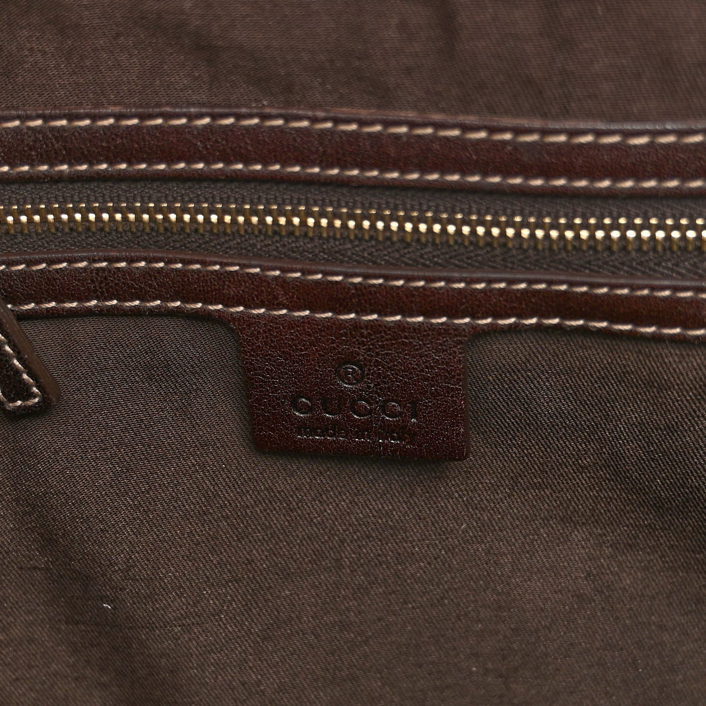 Monogram Large Positano Tote Brown