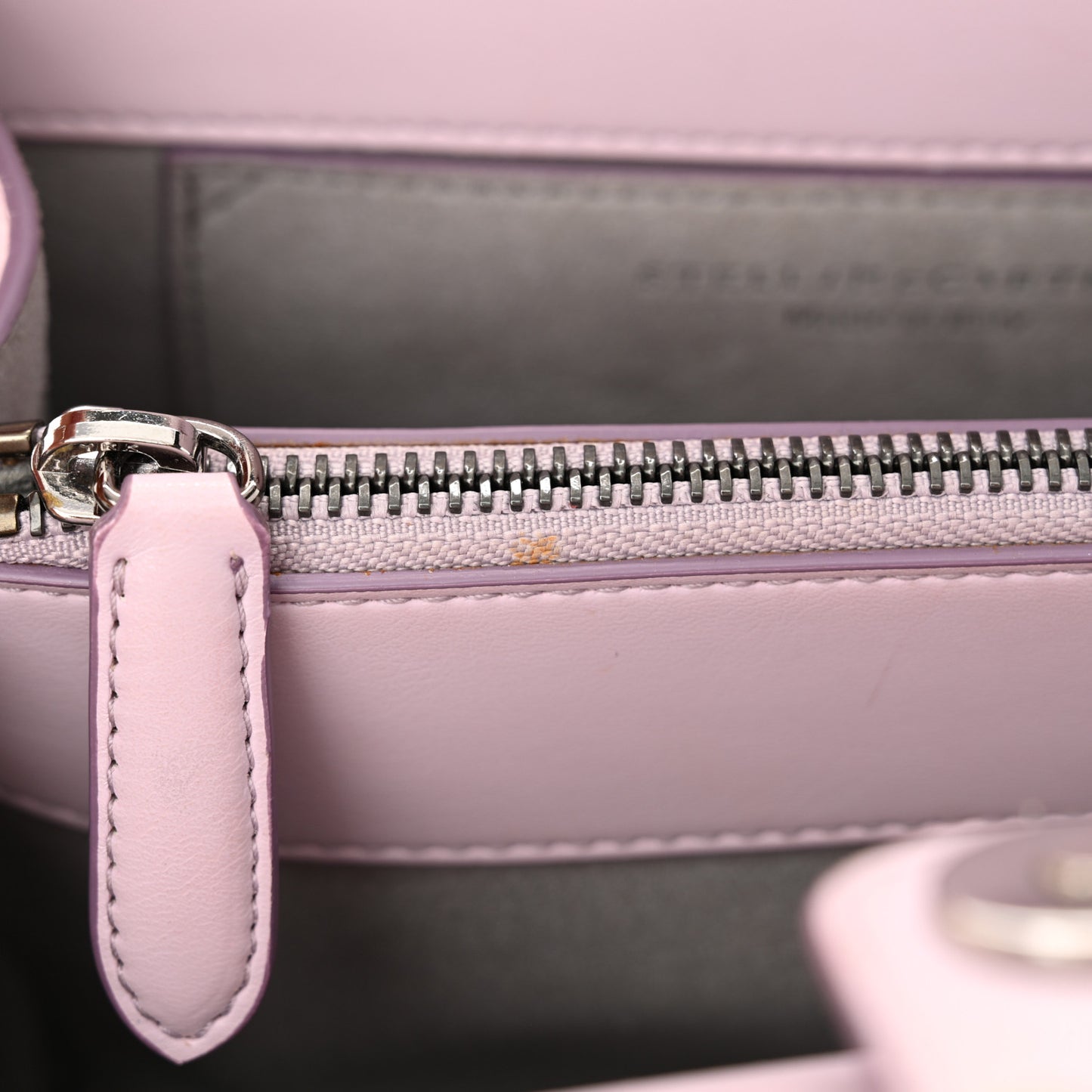Eco Alter Nappa Mini Falabella Box Top Handle Bag Lilac