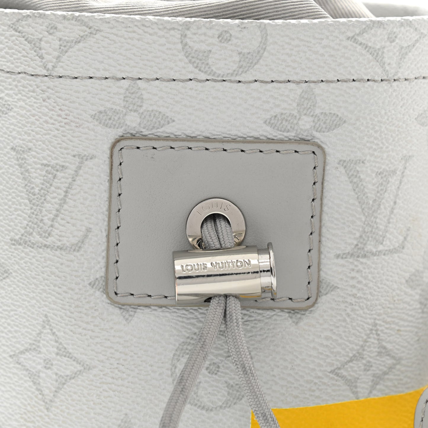 Monogram Chalk Nano Bag White