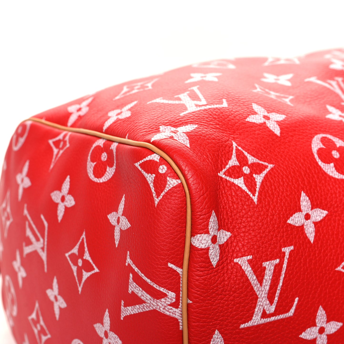 Calfskin Monogram Speedy P9 Bandouliere 50 Red