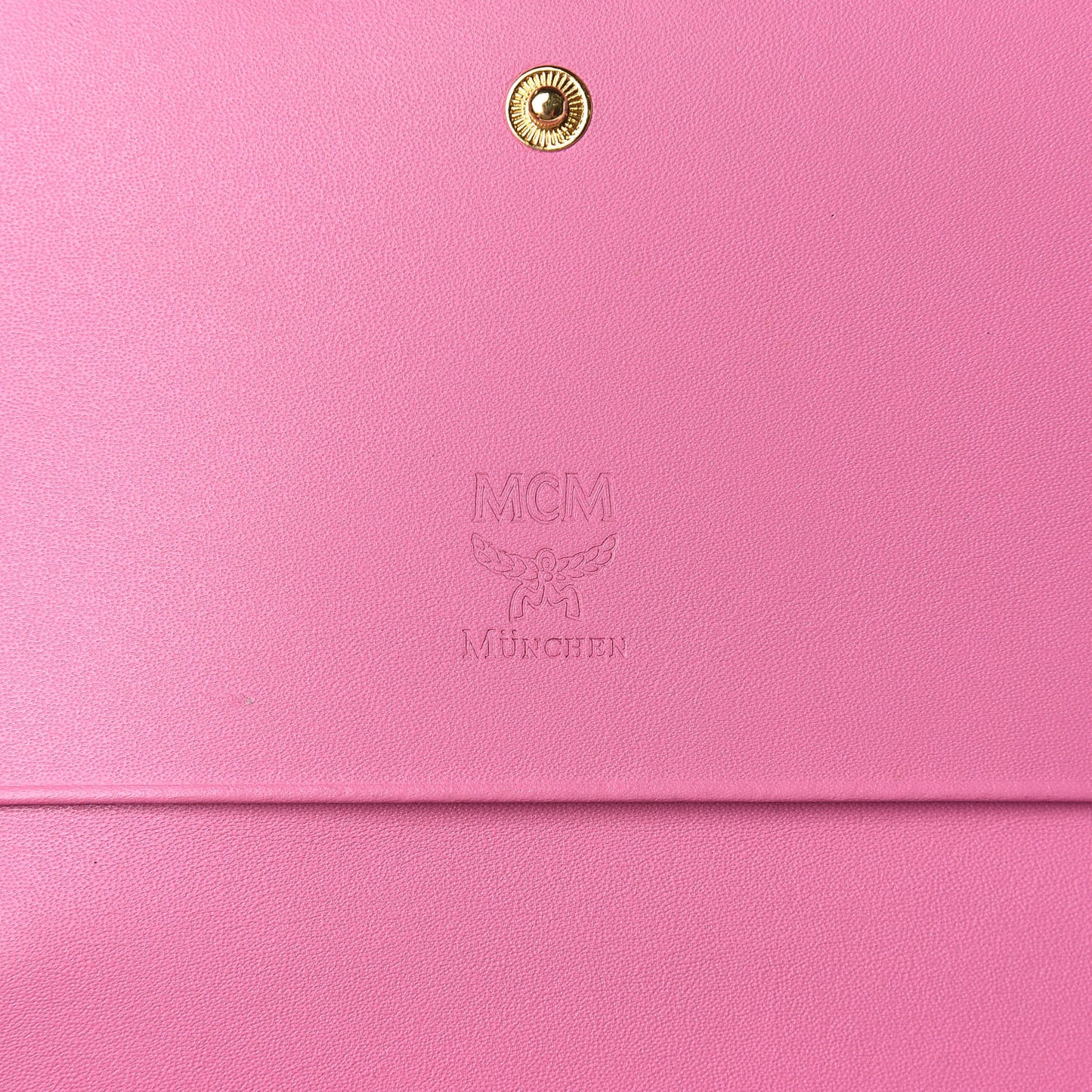 Visetos Swarovski Crystal Studded Flap Wallet Pink