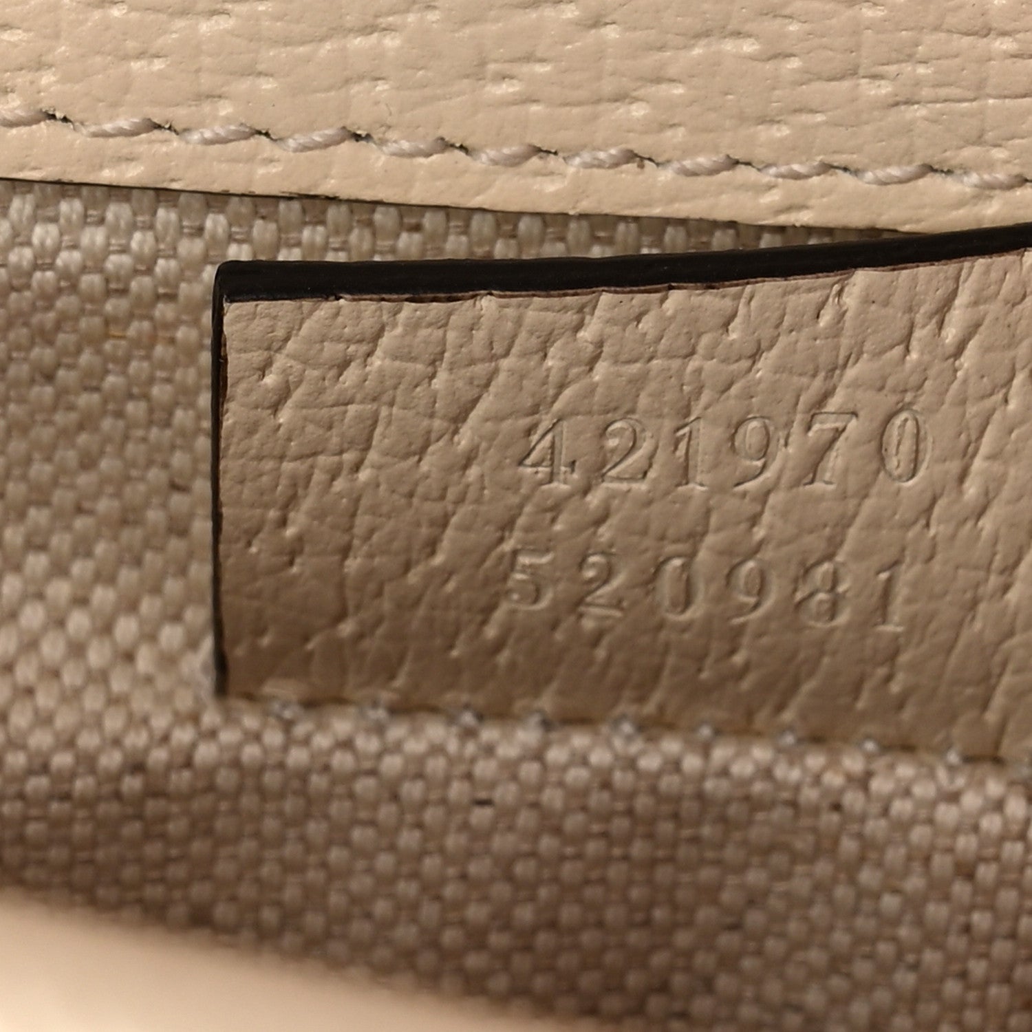 Gucci Textured Calfskin Crystal Mini Dionysus Shoulder Bag Mystic White 7 of 10