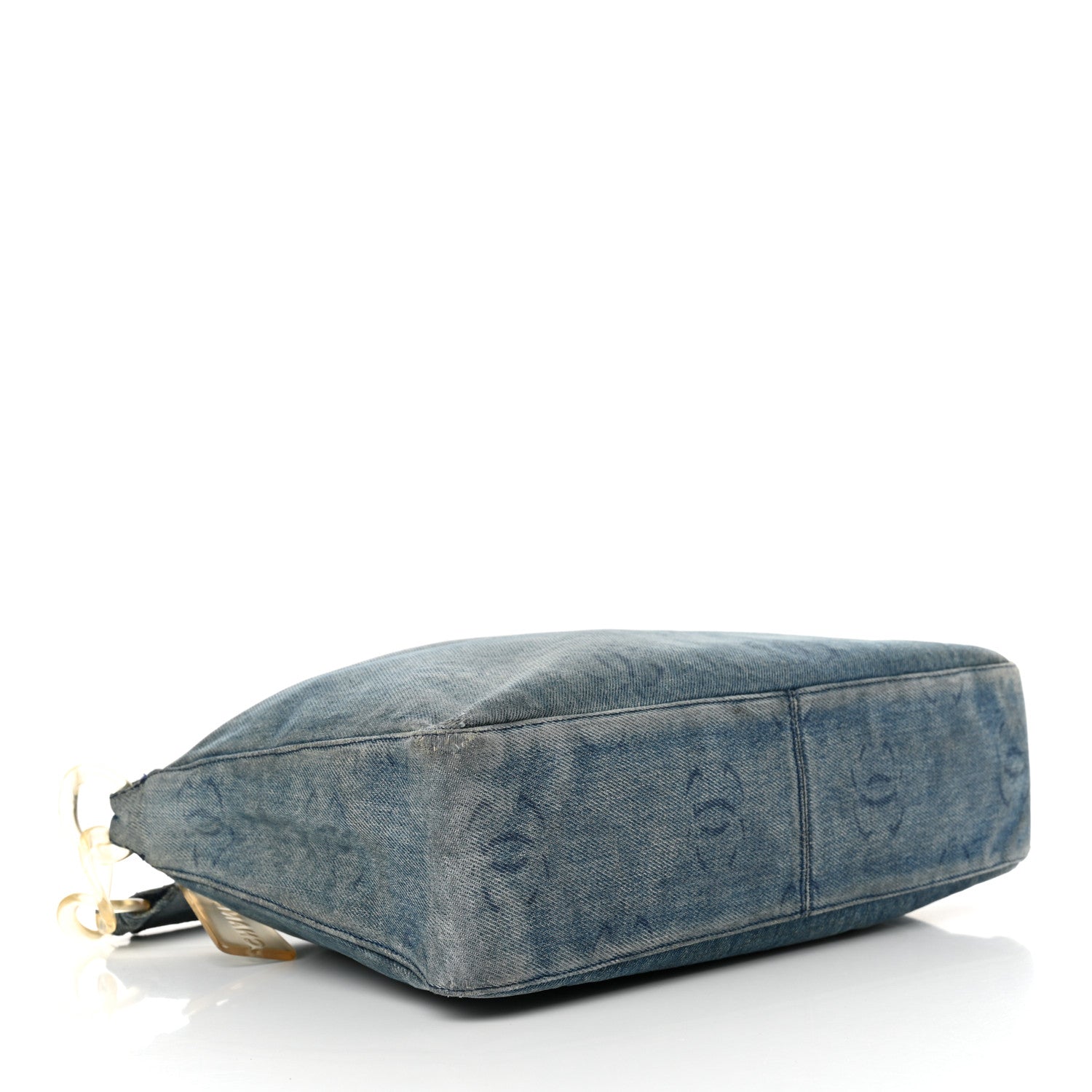 Chanel Denim CC Small Hobo Light Blue 4 of 15