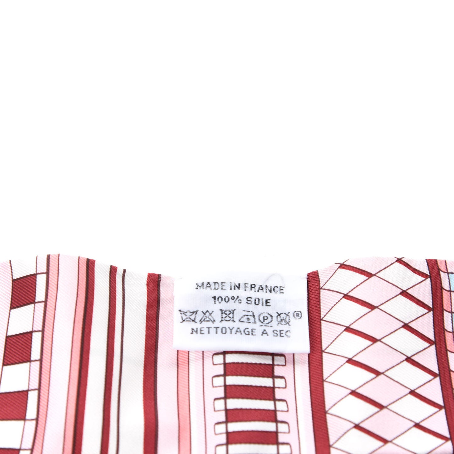 Silk Voltes Et Pirouettes Twilly Rose Ciel Bordeaux