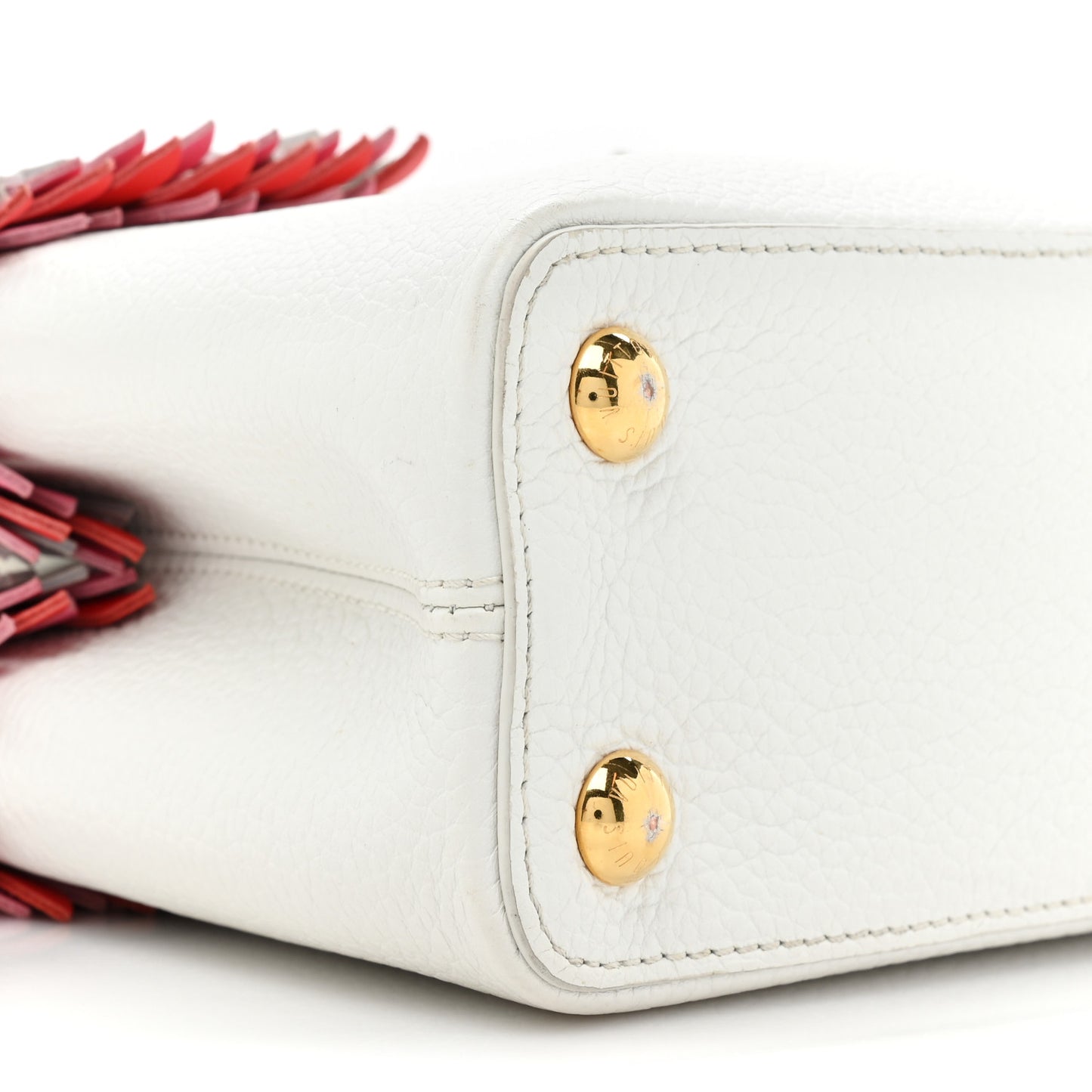 Hanami Taurillon Capucines BB White Multicolor