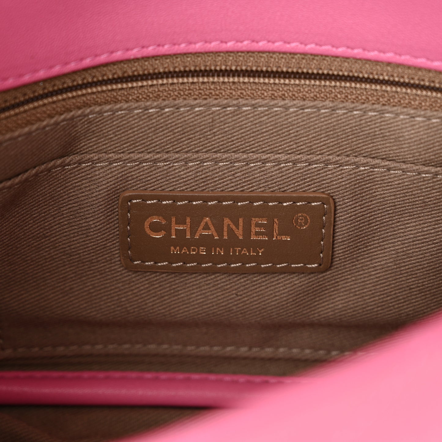 Goatskin Stitched Casual Trip Single Flap Pink