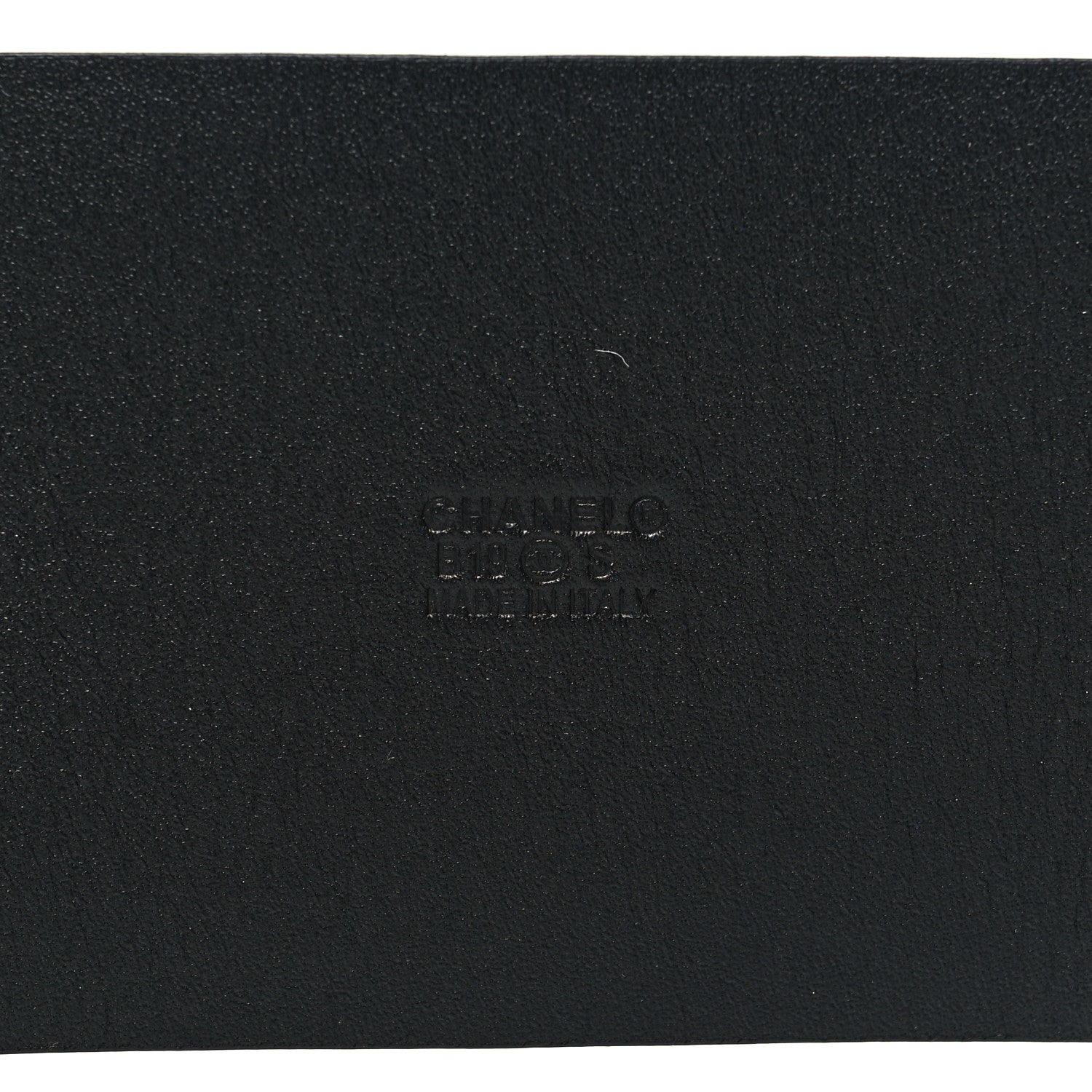 Chanel Suede Pearl Logo Chain Belt 80 32 Black 5 of 7