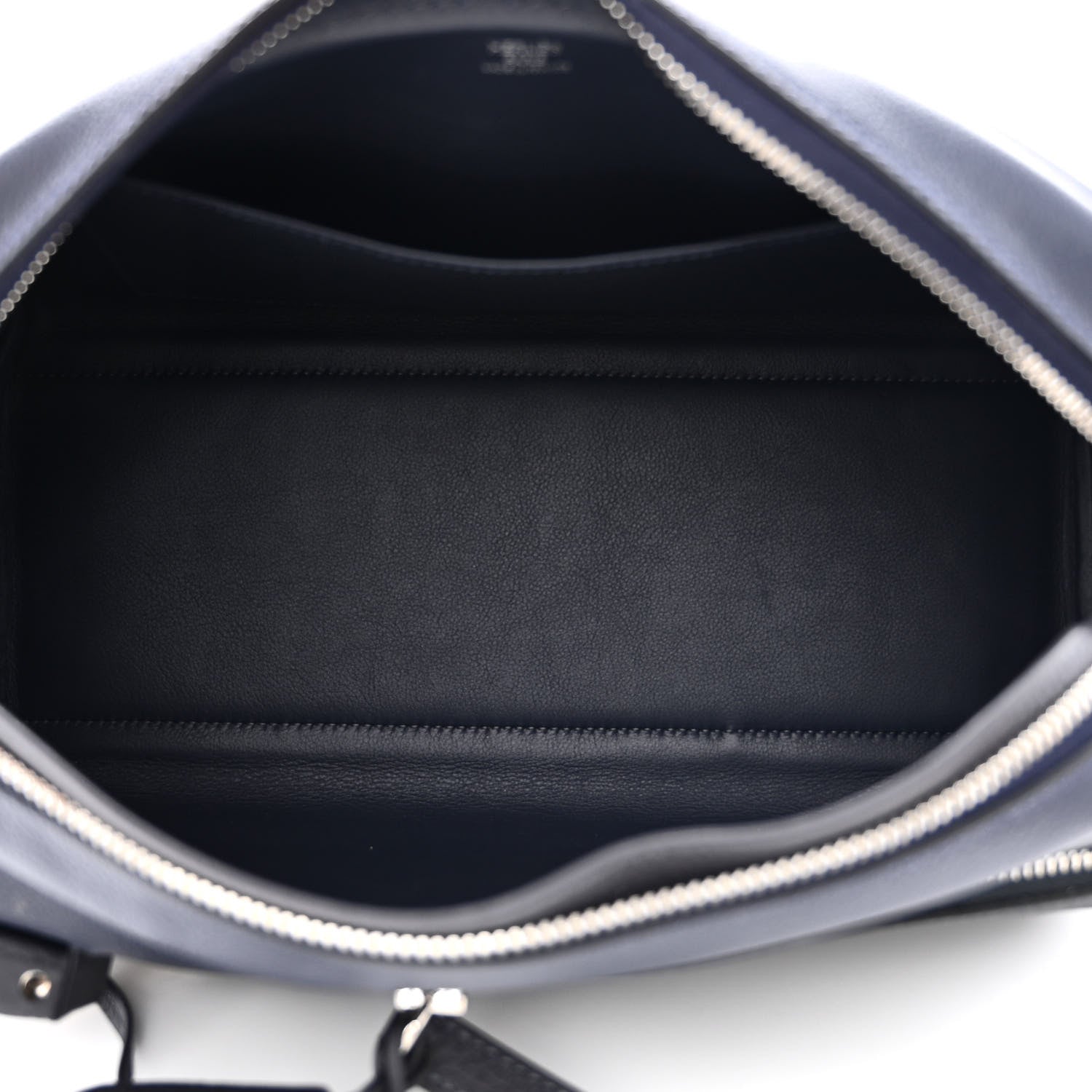 Hermes Evercolor Taurillon Clemence Petit Courrier Bag Bleu Nuit Caban 5 of 10