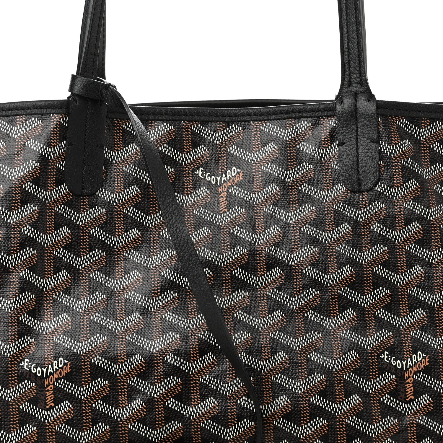 Goyard Goyardine Saint Louis PM Black 8 of 10