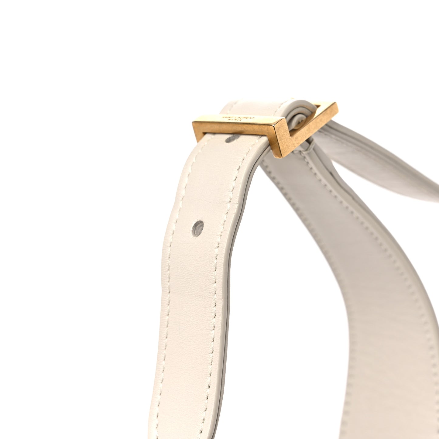 Smooth Calfskin Le 5 A 7 Hobo Blanc Vintage