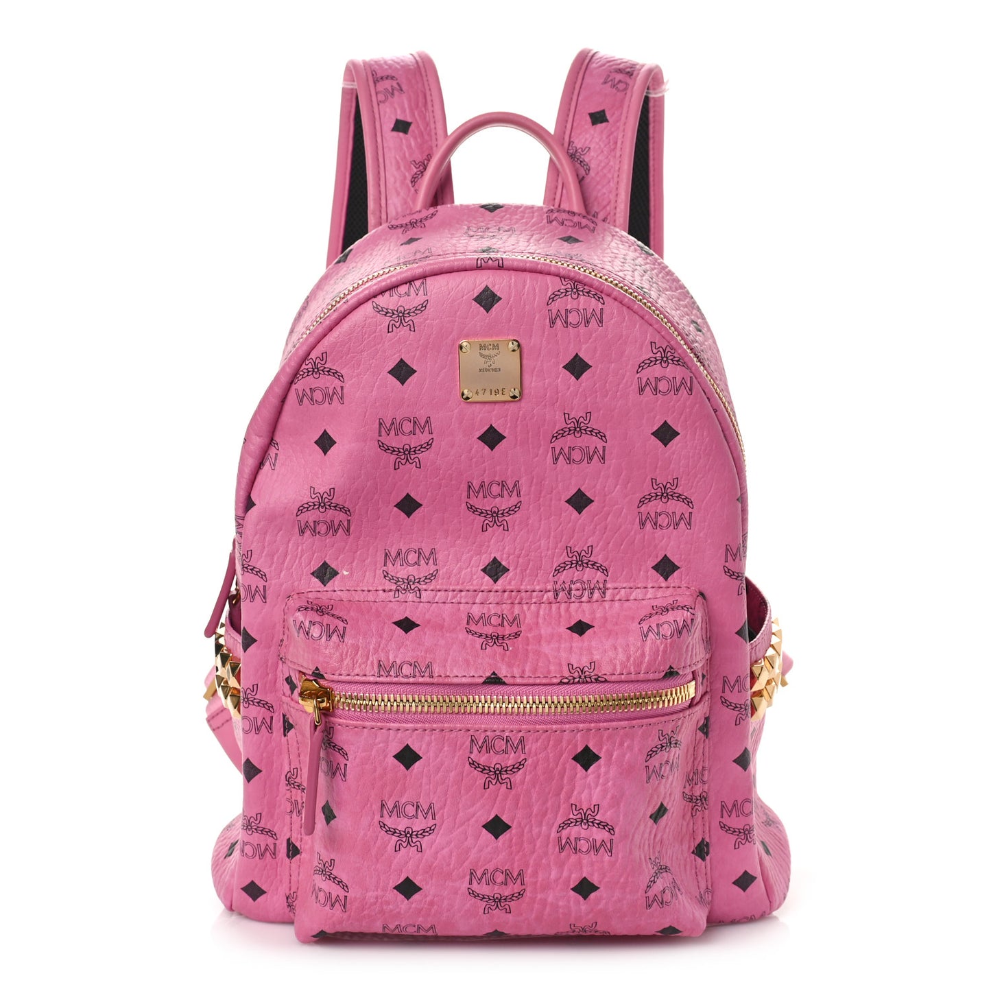 Visetos Small Side Stud Stark Backpack Pink
