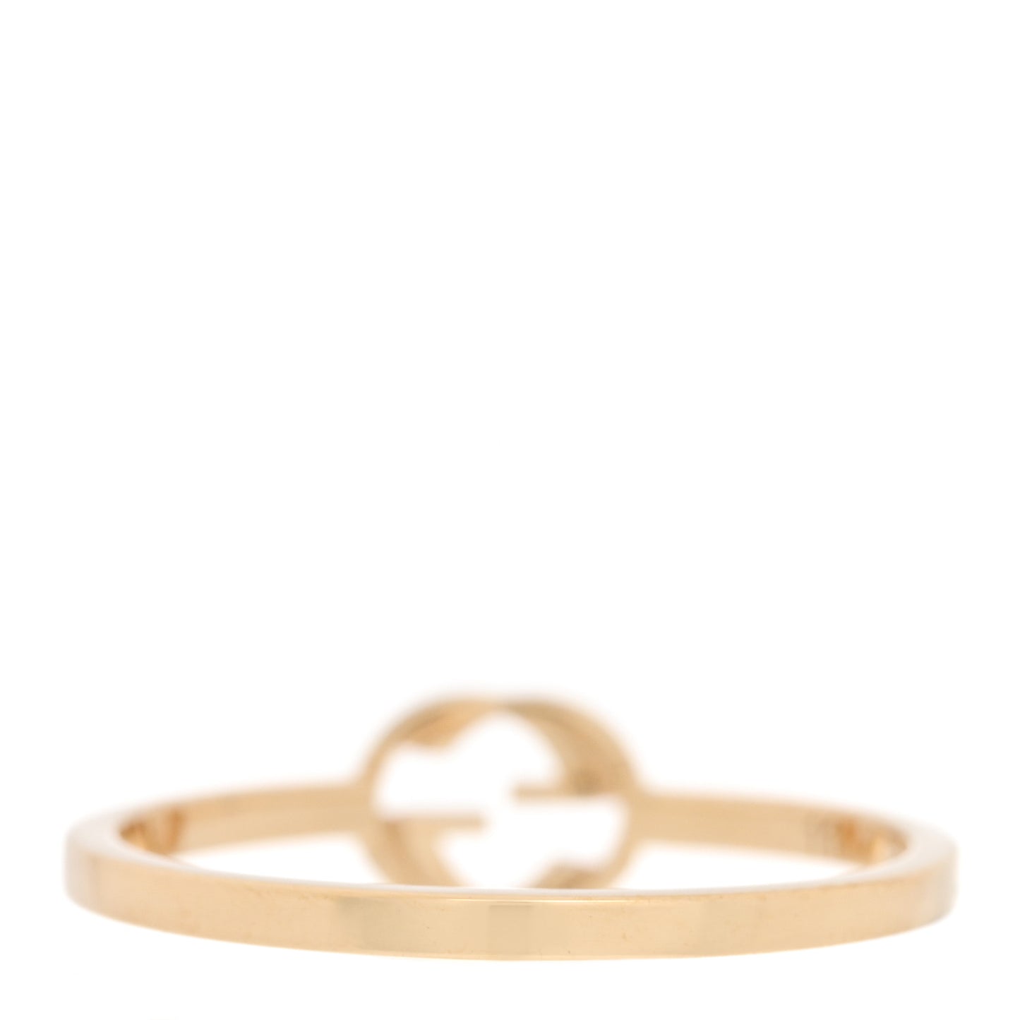18K Yellow Gold Interlocking G Ring 50 5.5