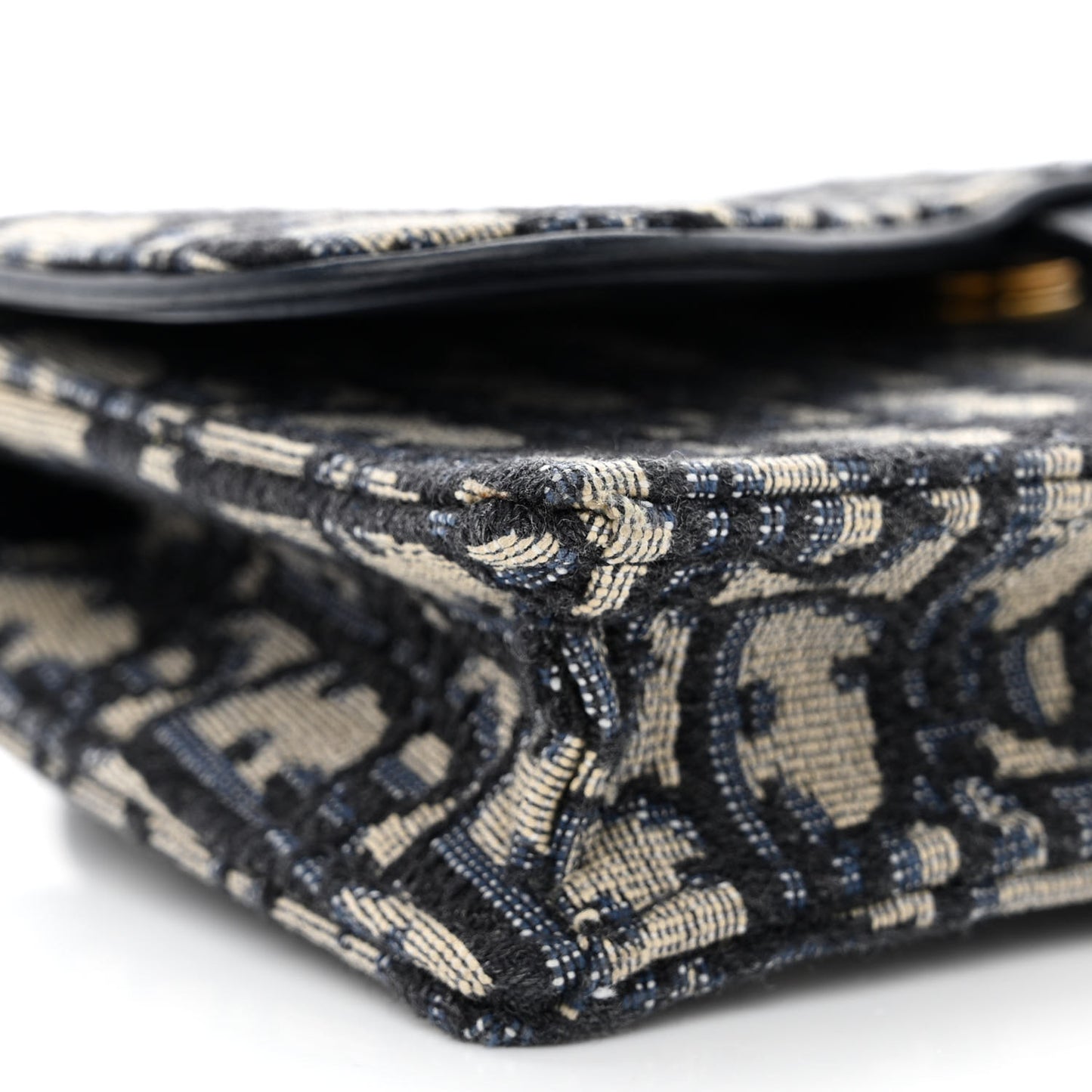 Oblique Saddle Belt Bag Blue