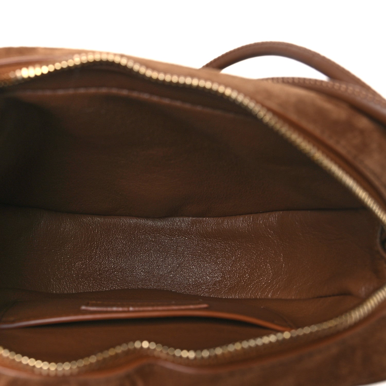 Saint Laurent Velvet Suede Le Monogramme Coeur Crossbody Brown 5 of 10