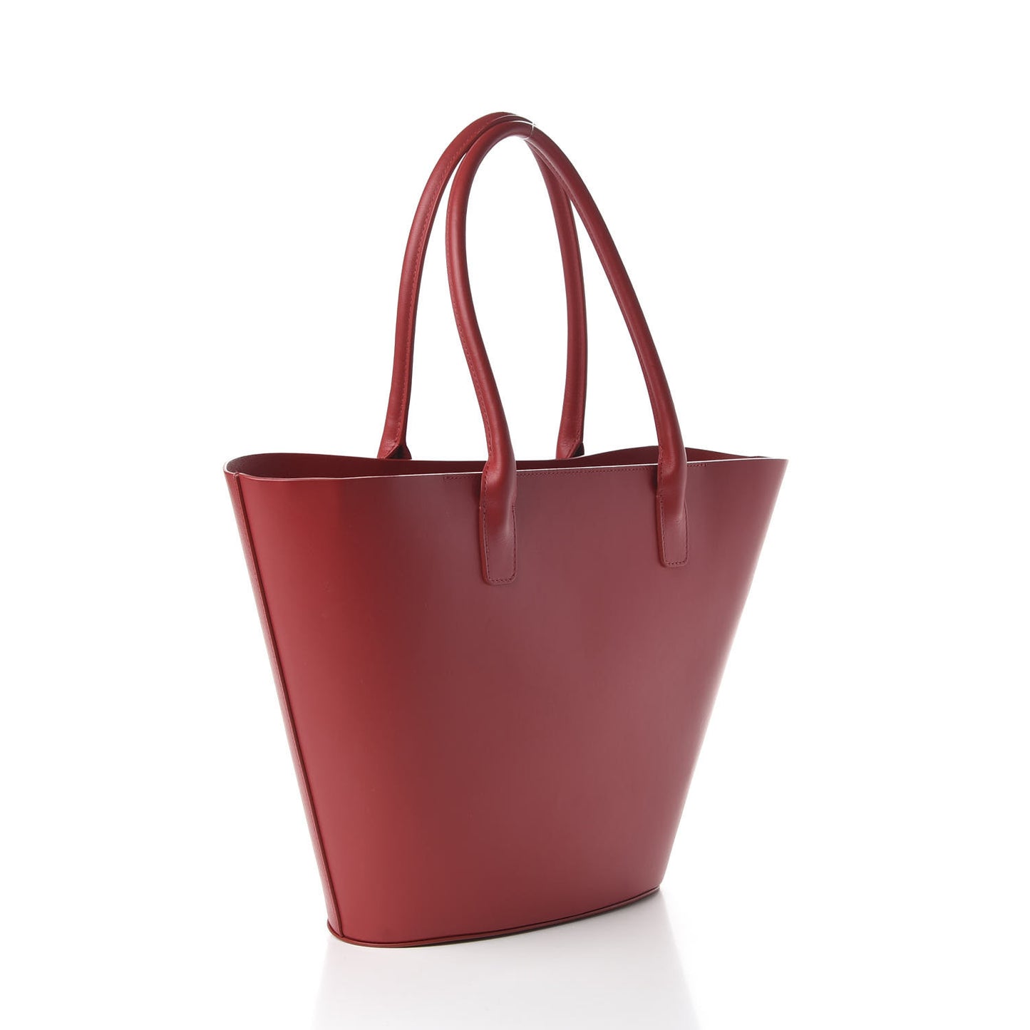 Calfskin Triangle Tote Flamma