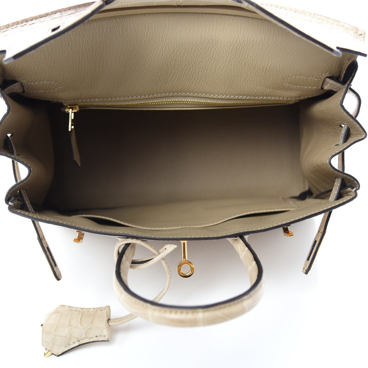 Matte Alligator Birkin 25 Trench
