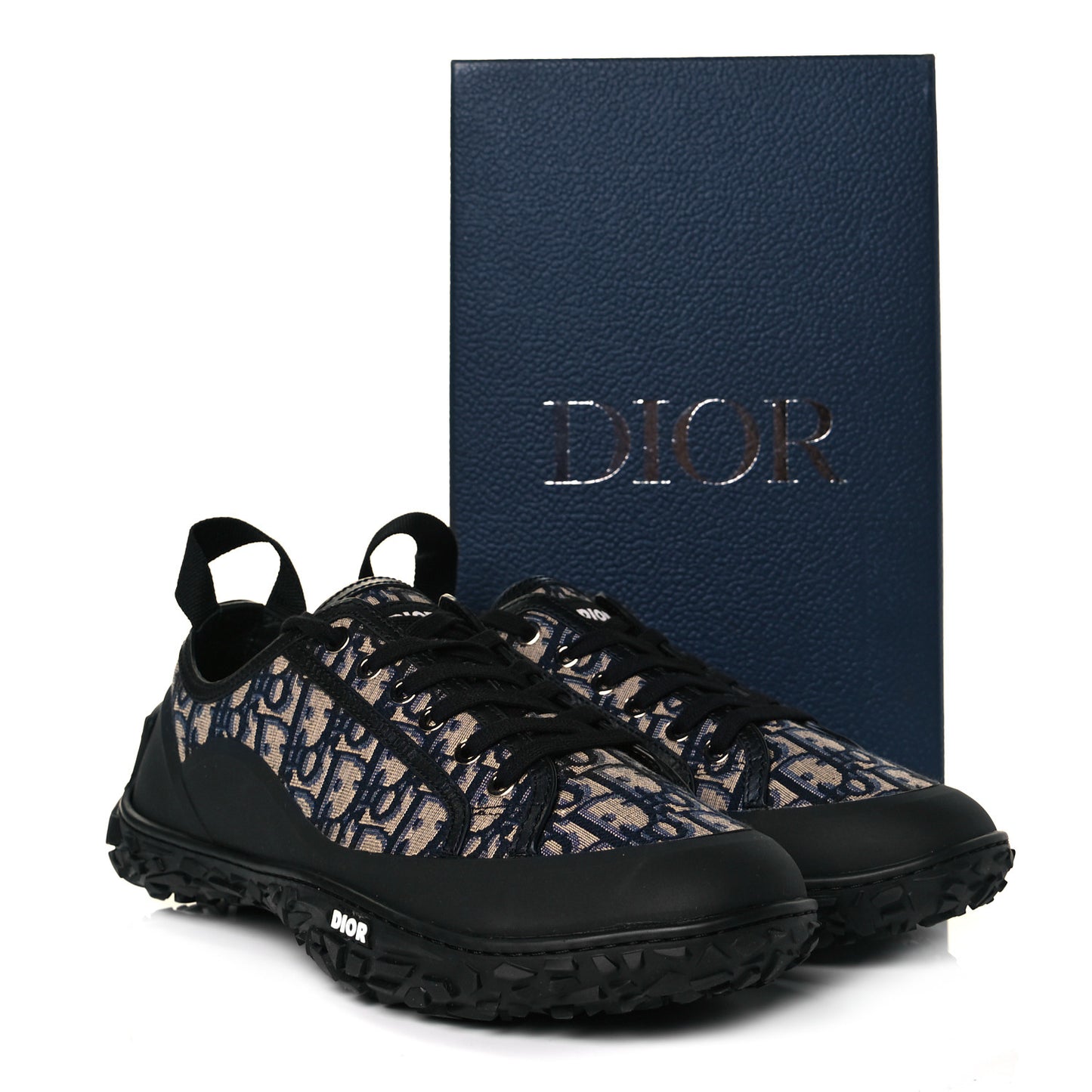 Jacquard Rubber Oblique Mens B28 Low Top Sneakers 44 Black Apricot
