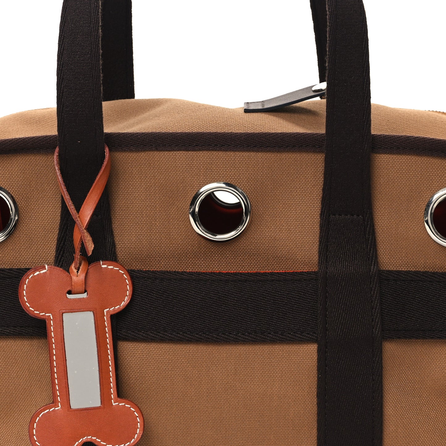Polyamide Cotton Carrying Dog Bag Fauve Feu