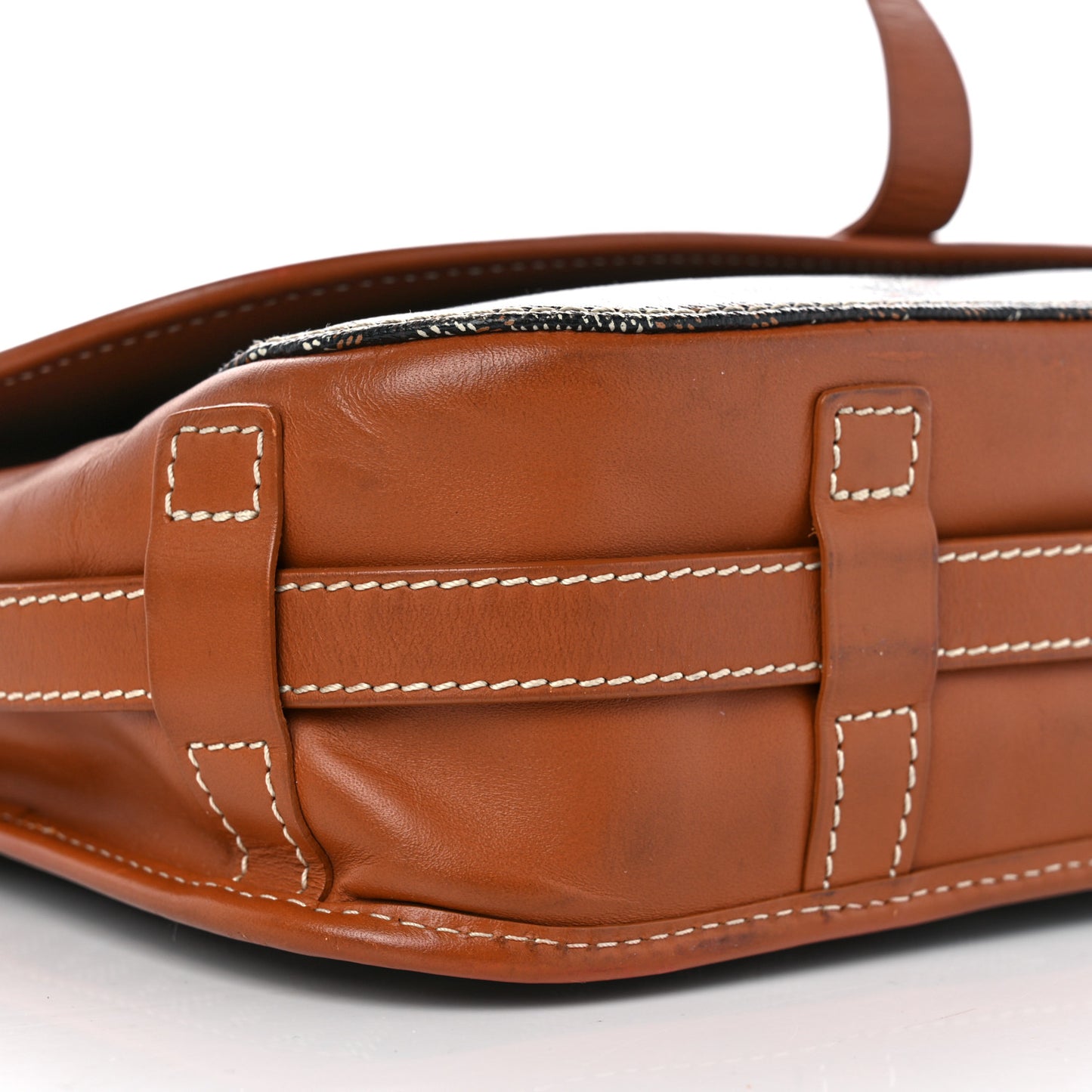 Goyardine Belvedere II MM Messenger Bag Black Gold