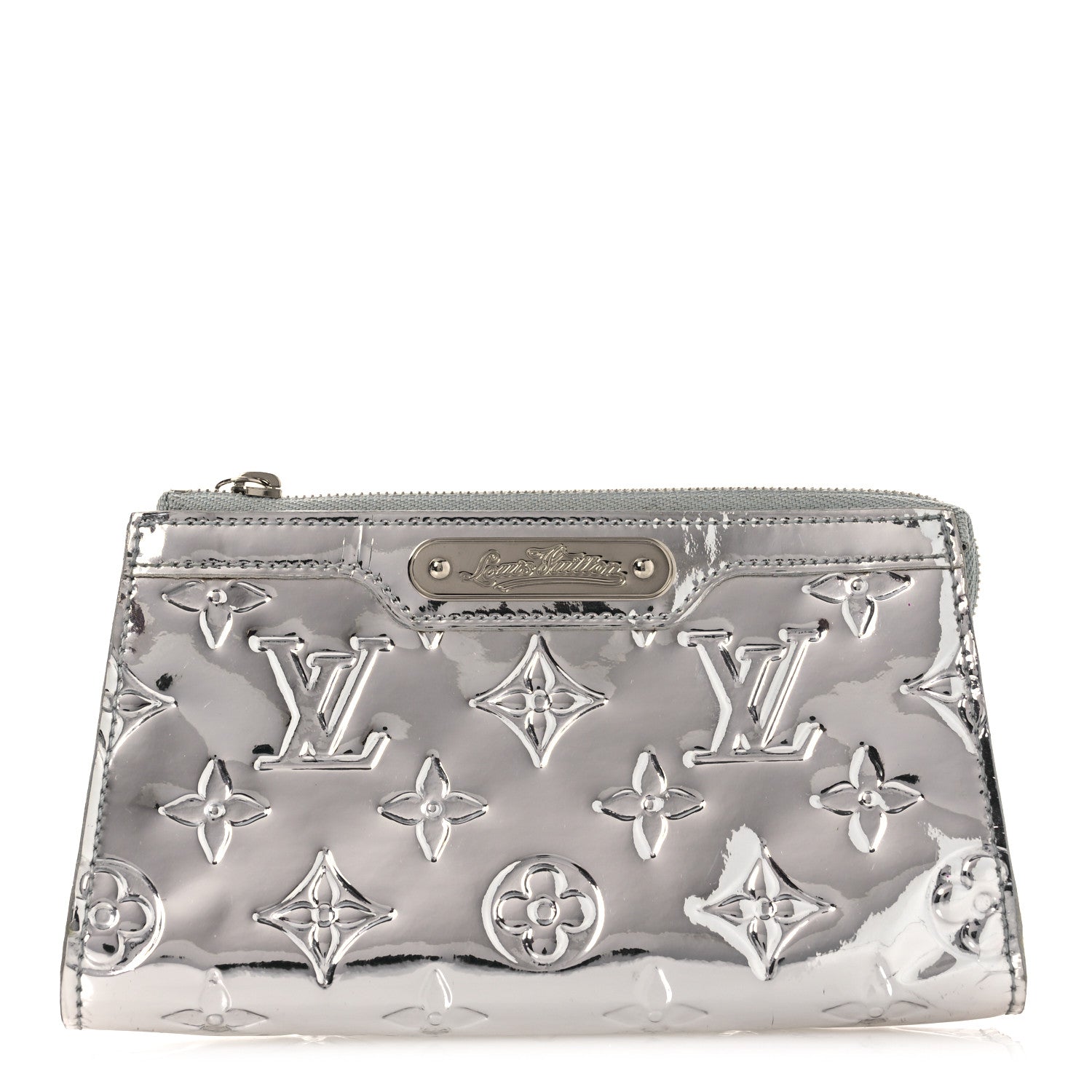 Louis Vuitton Monogram Miroir Trousse Cosmetic Bag Silver 1834535