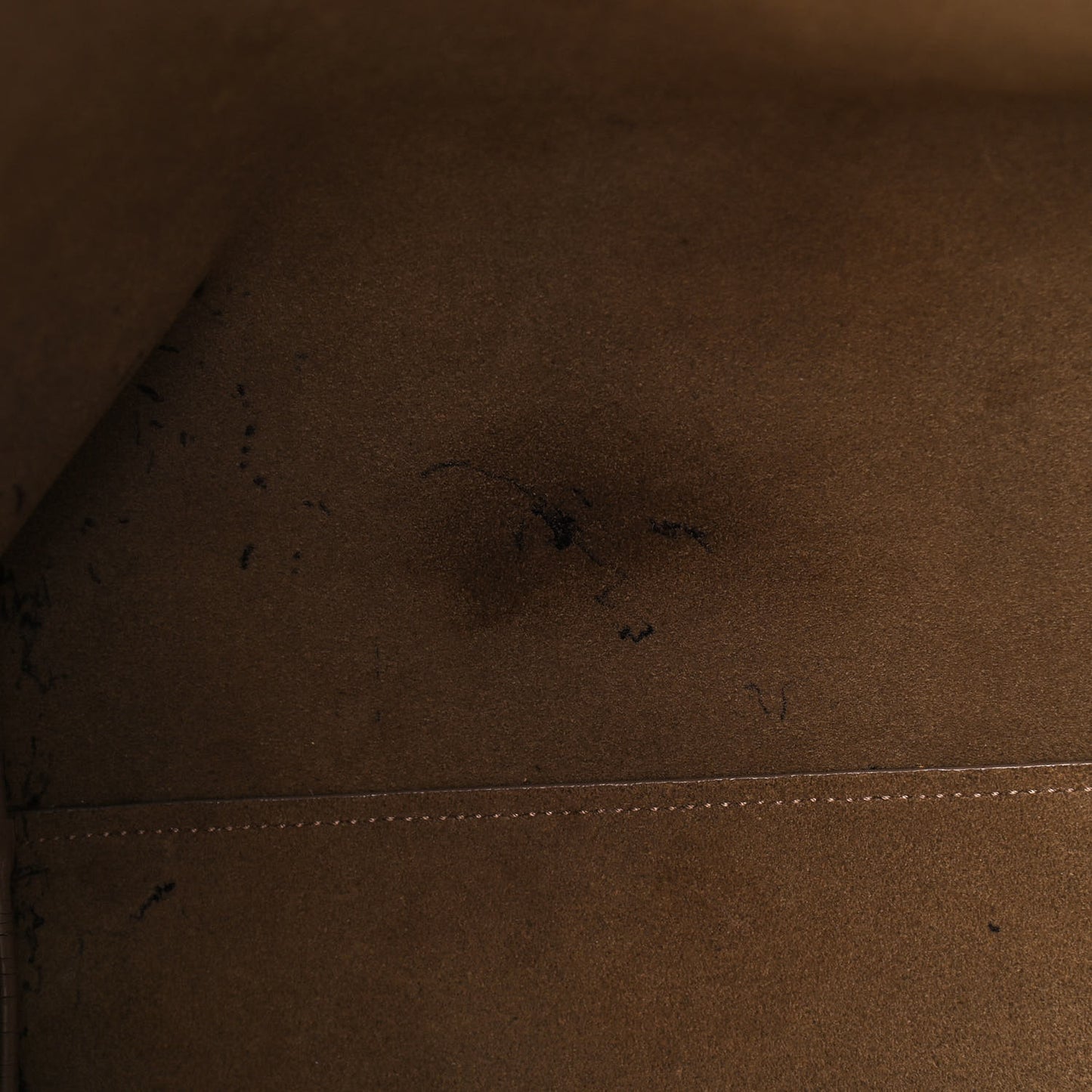 Calfskin Large Shopping Tote Dark Beige