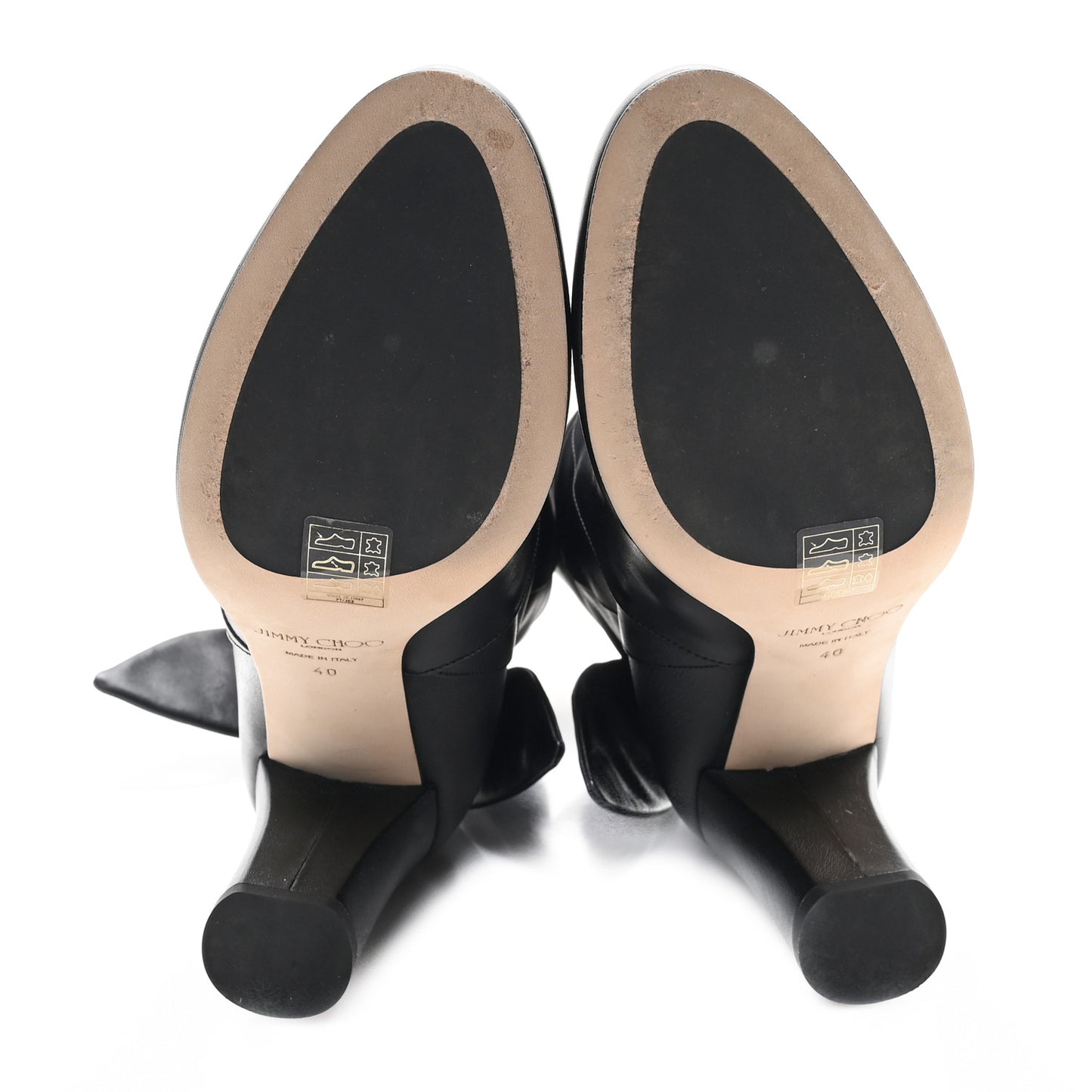 Smooth Calfskin Marlene 85 Boots 40 Black