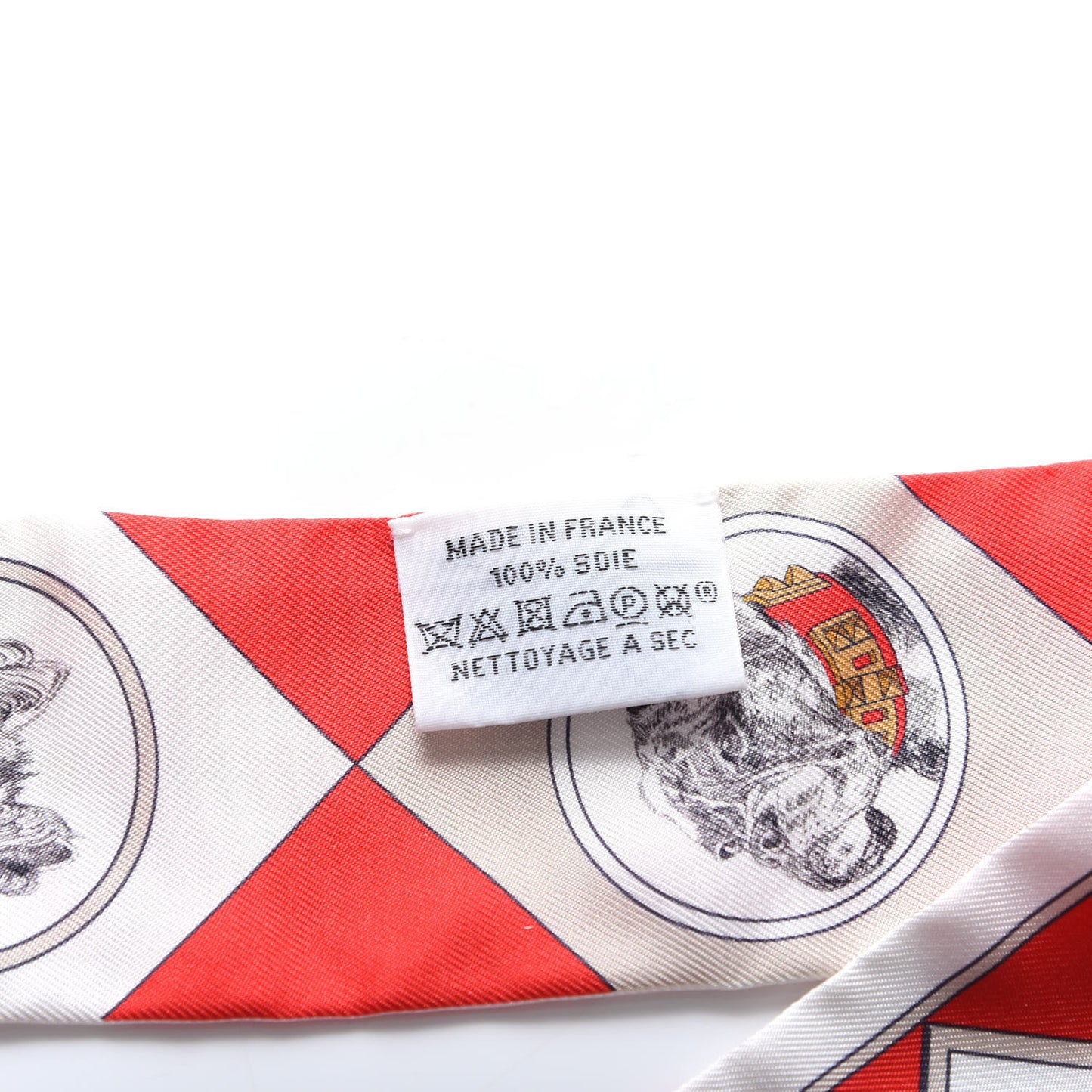 Silk Colliers Et Chiens Twilly Rouge White Mastic