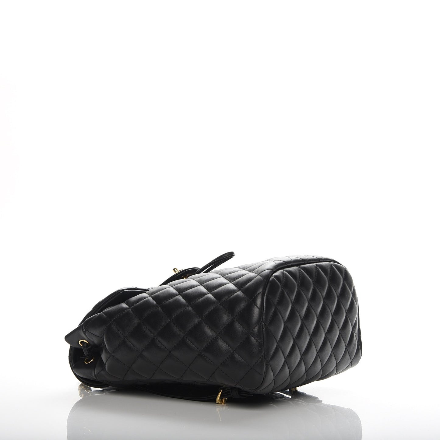 Lambskin Quilted Small Urban Spirit Backpack Black
