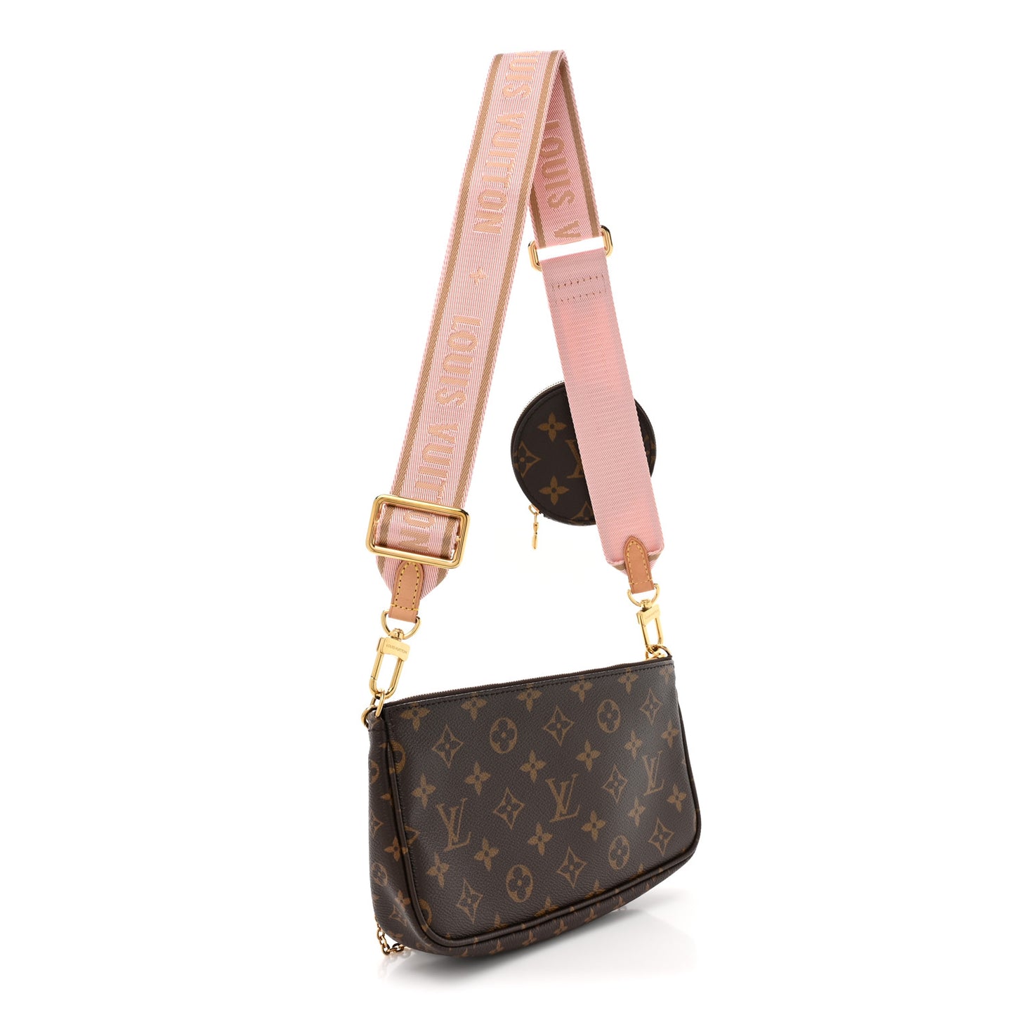 Monogram Multi Pochette Accessories Rose Clair