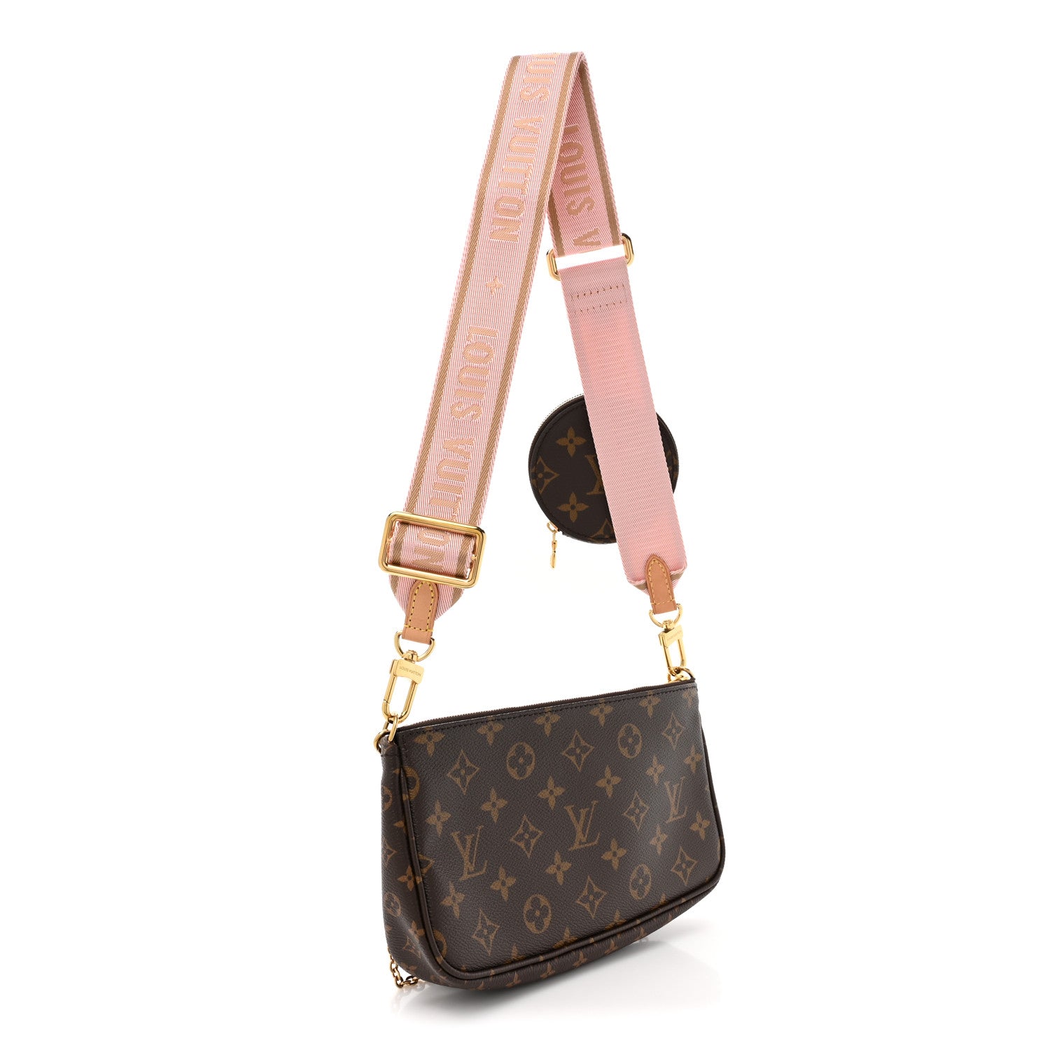 Louis Vuitton Monogram Multi Pochette Accessories Rose Clair 3 of 16