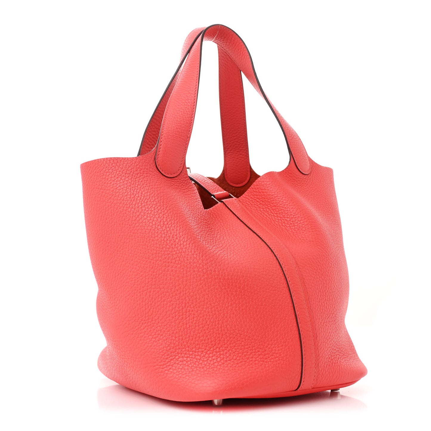 Taurillon Clemence Picotin Lock 22 MM Rouge De Coeur