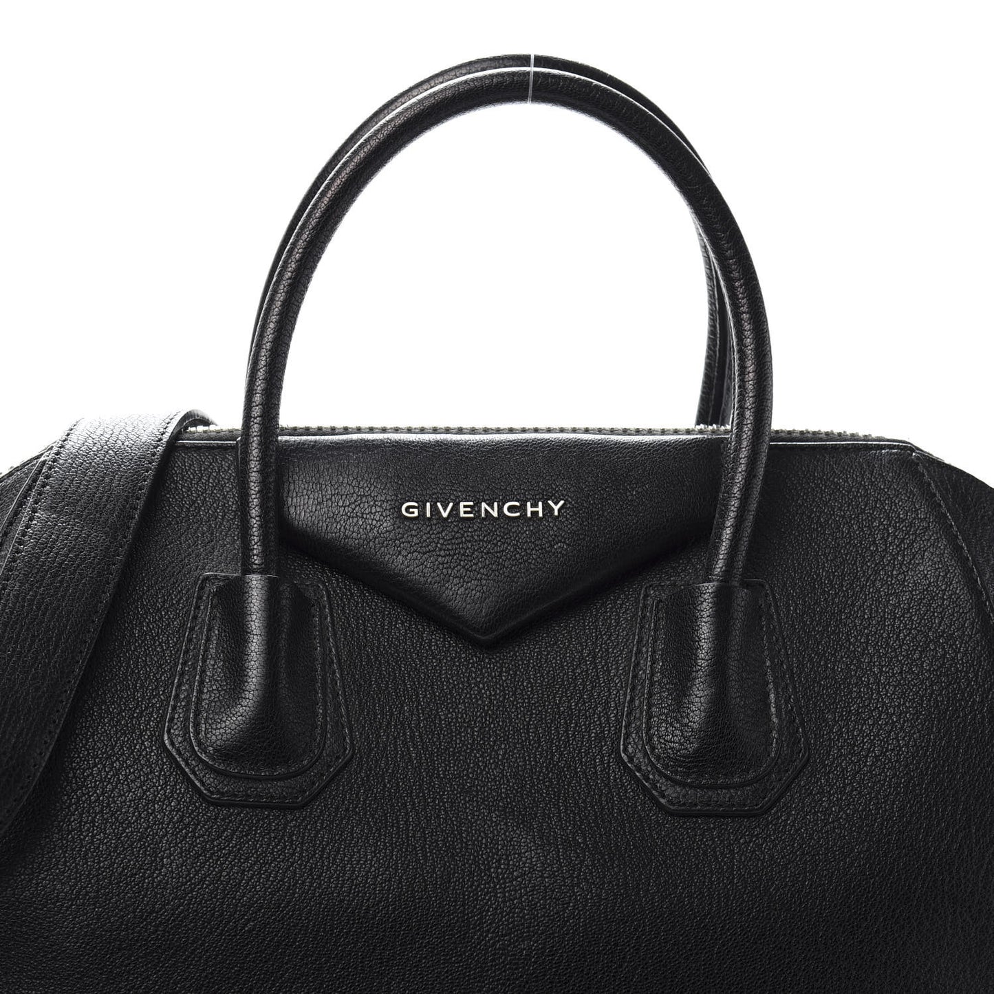 Sugar Goatskin Medium Antigona Black