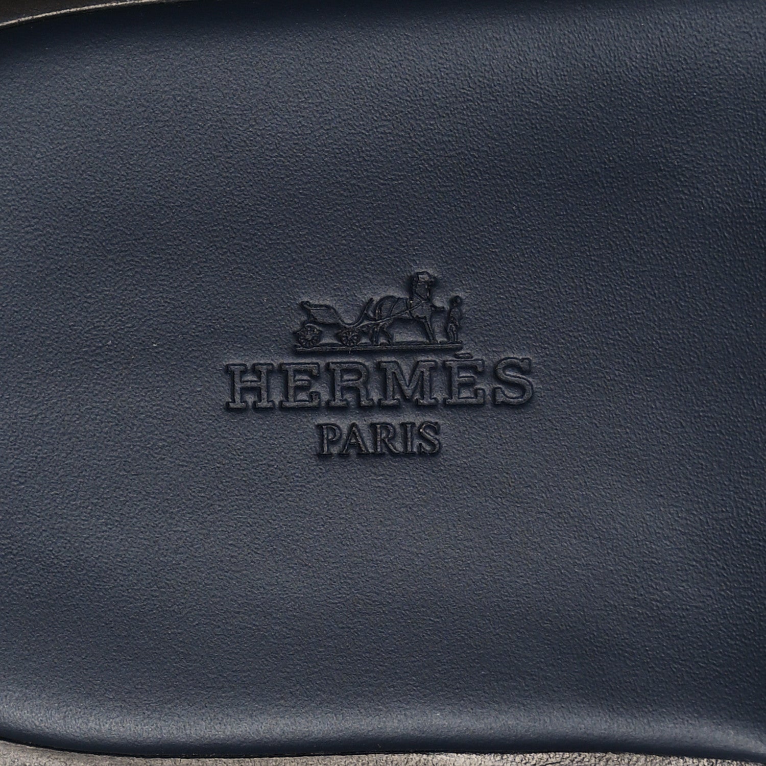 Hermes Epsom Mens Izmir Sandals 43 Marine 8 of 9