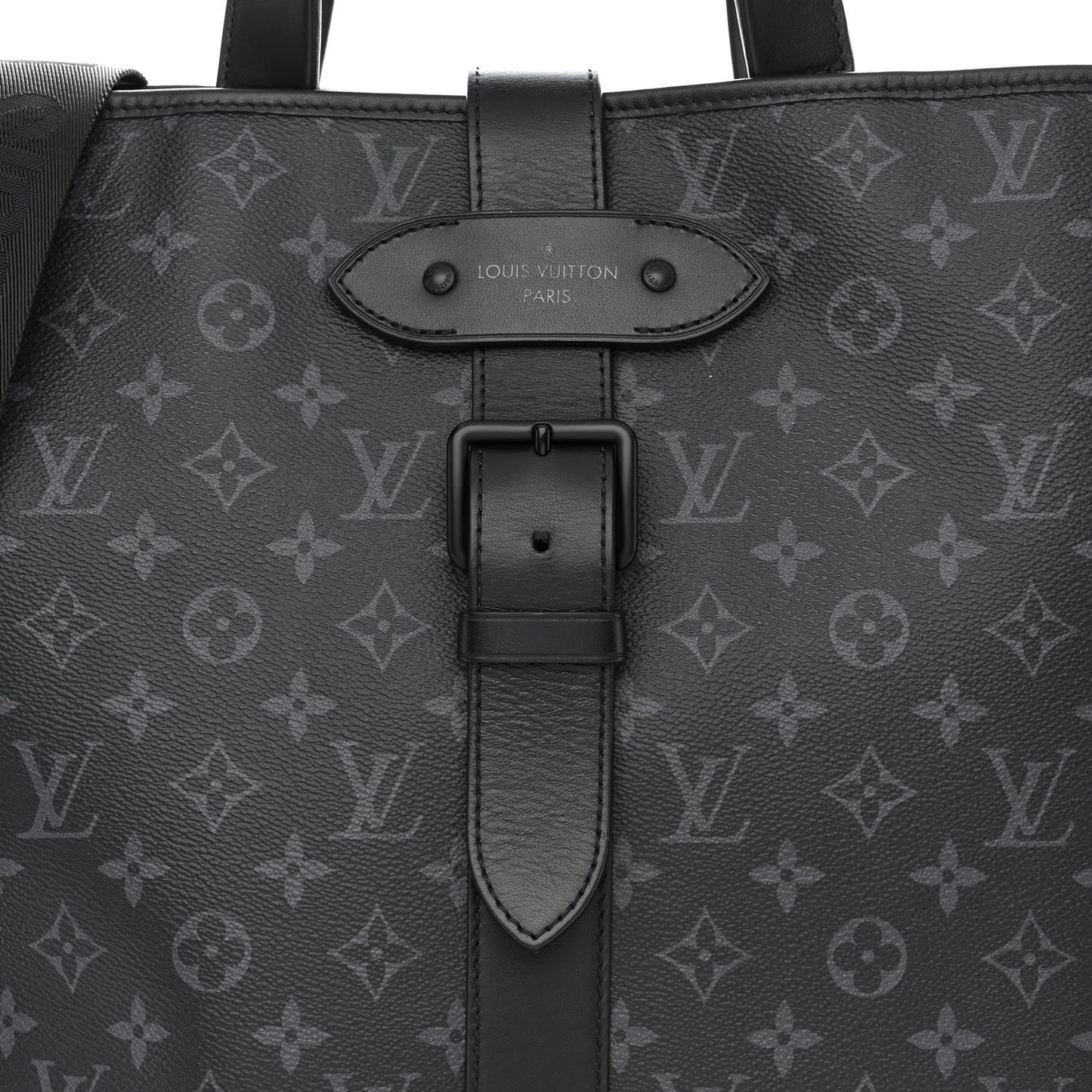 Monogram Eclipse Saumur Tote Black