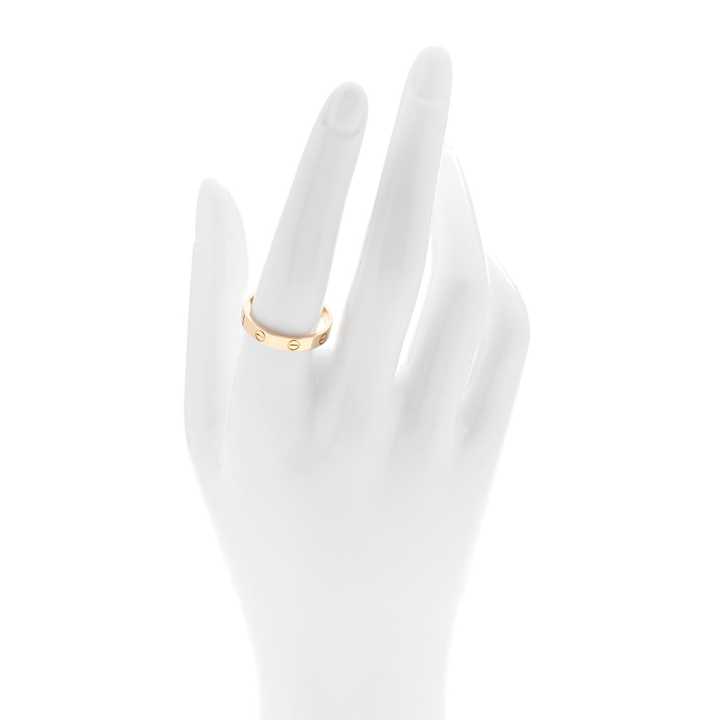18K Yellow Gold 3.5mm LOVE Wedding Band Ring 59 8.75