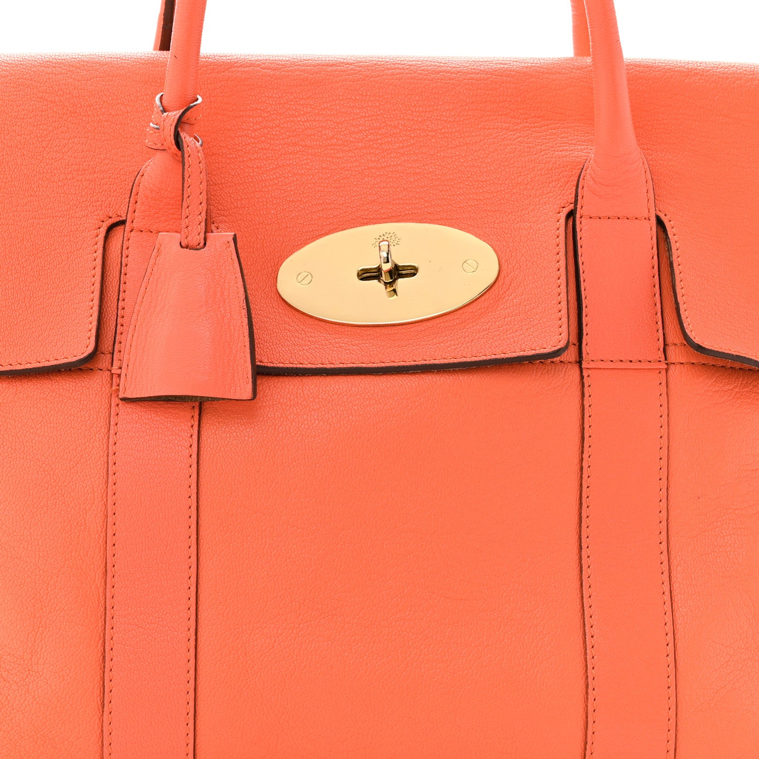 Mulberry Natural Leather Bayswater Coral 7 of 15