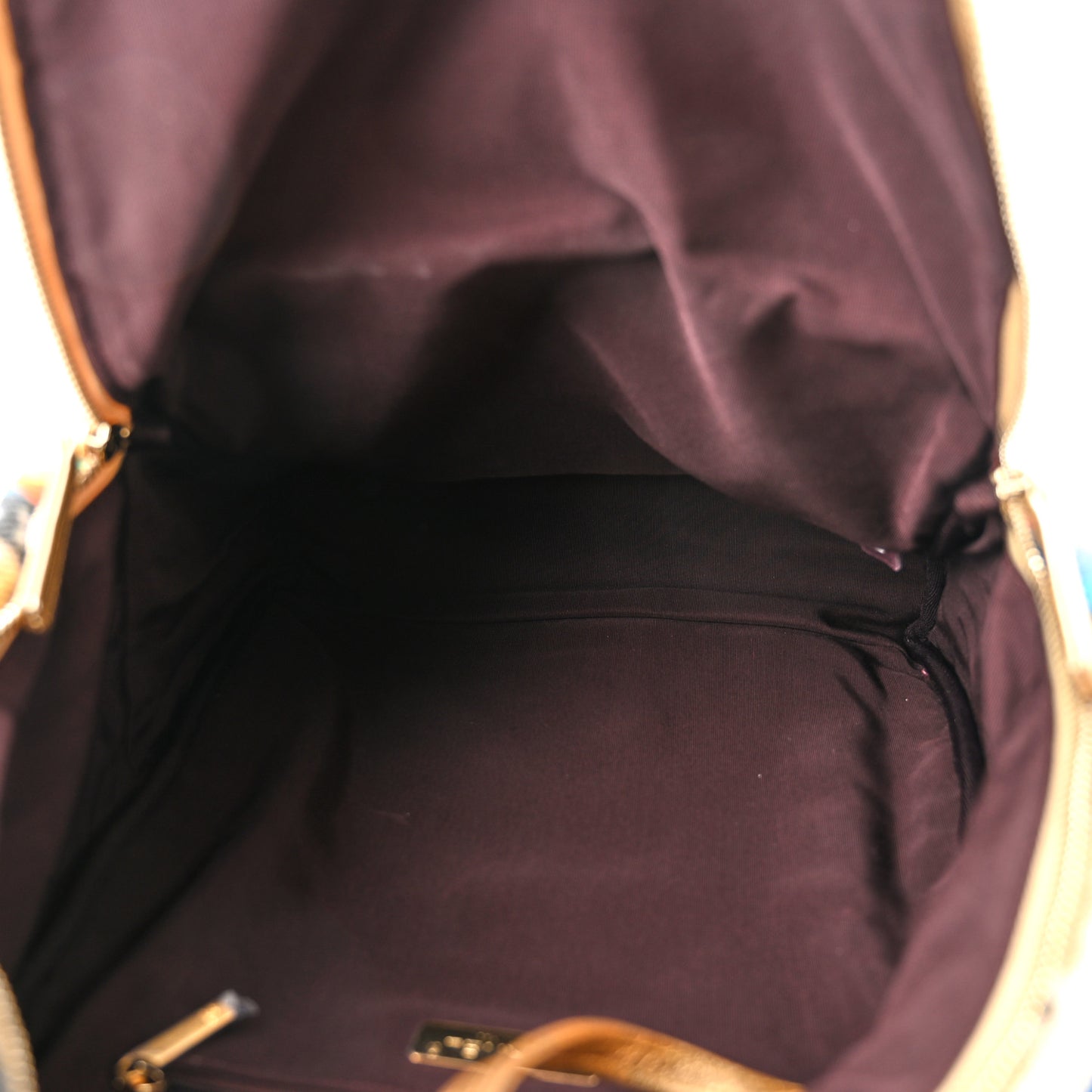 Graffiti Printed Canvas Street Spirit Backpack Multicolor