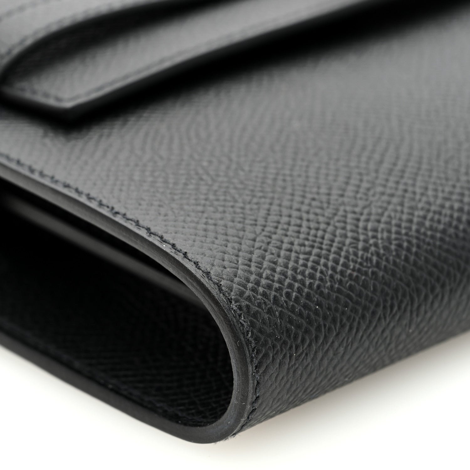 Hermes Epsom Kelly Wallet To Go Black 5 of 11